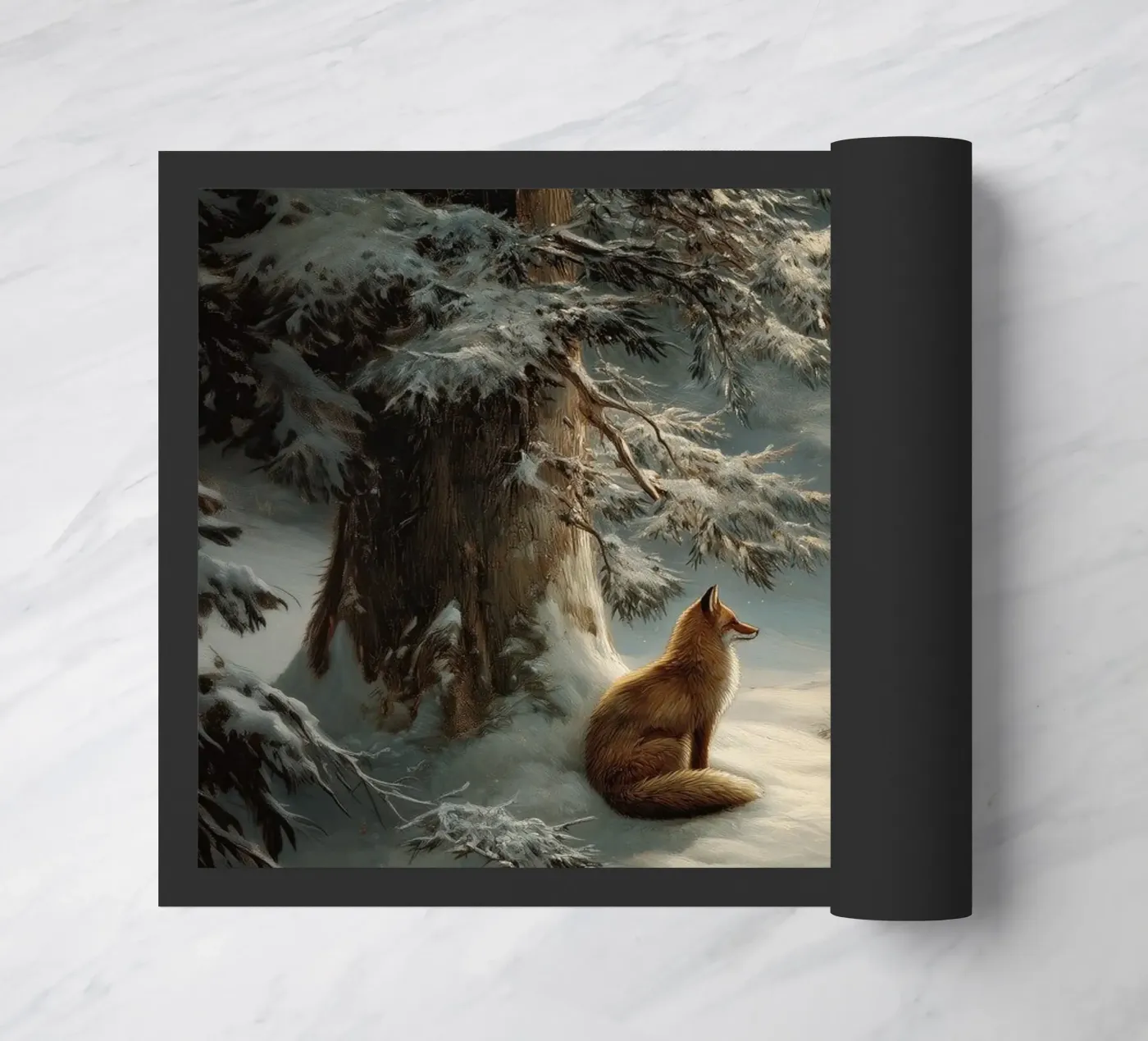 Winterfuchs Fußmatte von Luna & Noctua