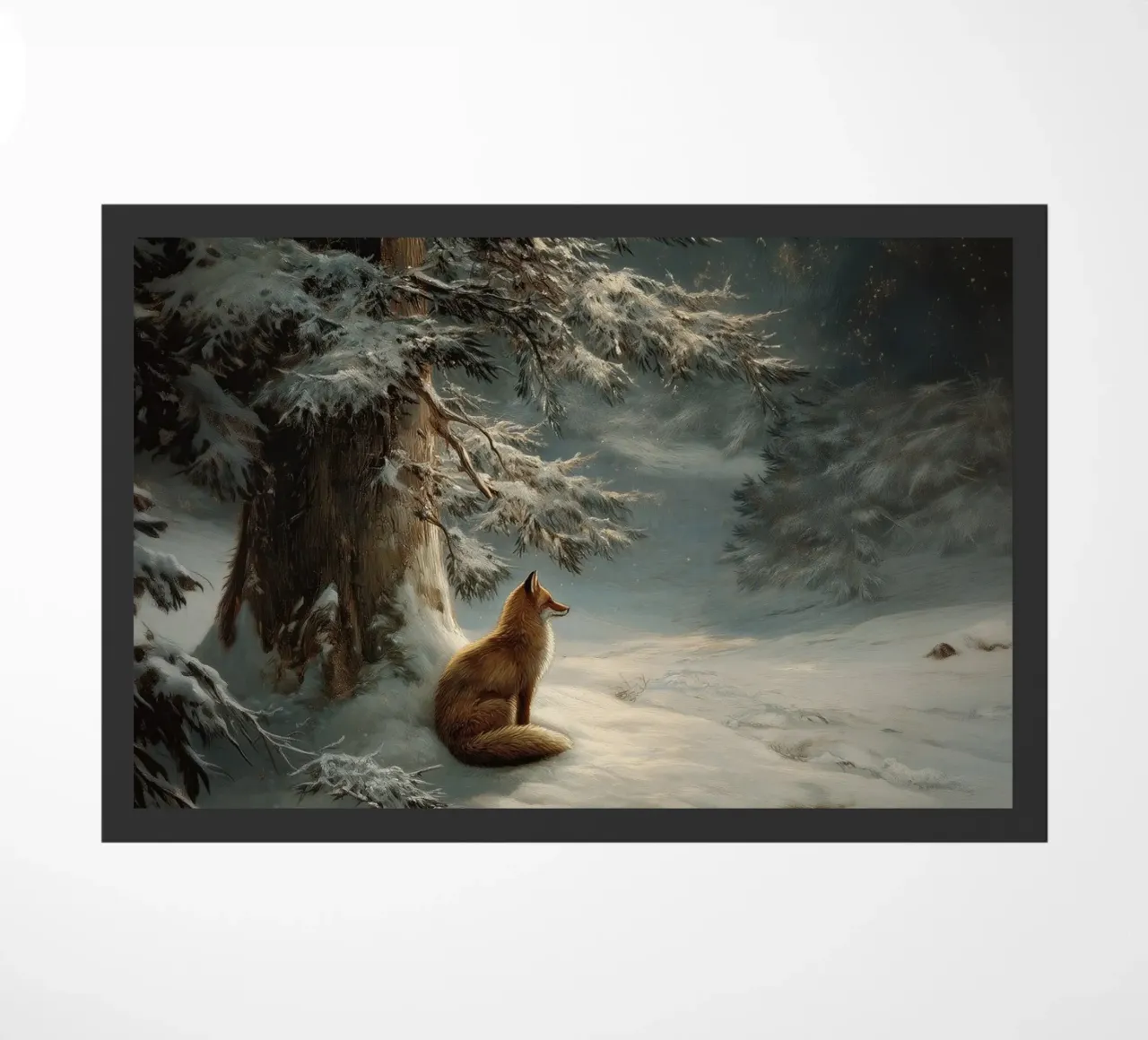 Winterfuchs paillasson de Luna & Noctua