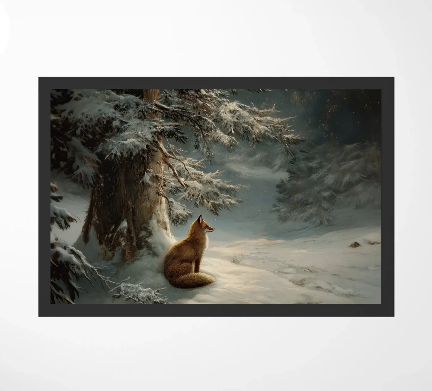 Winterfuchs Fußmatte von Luna & Noctua