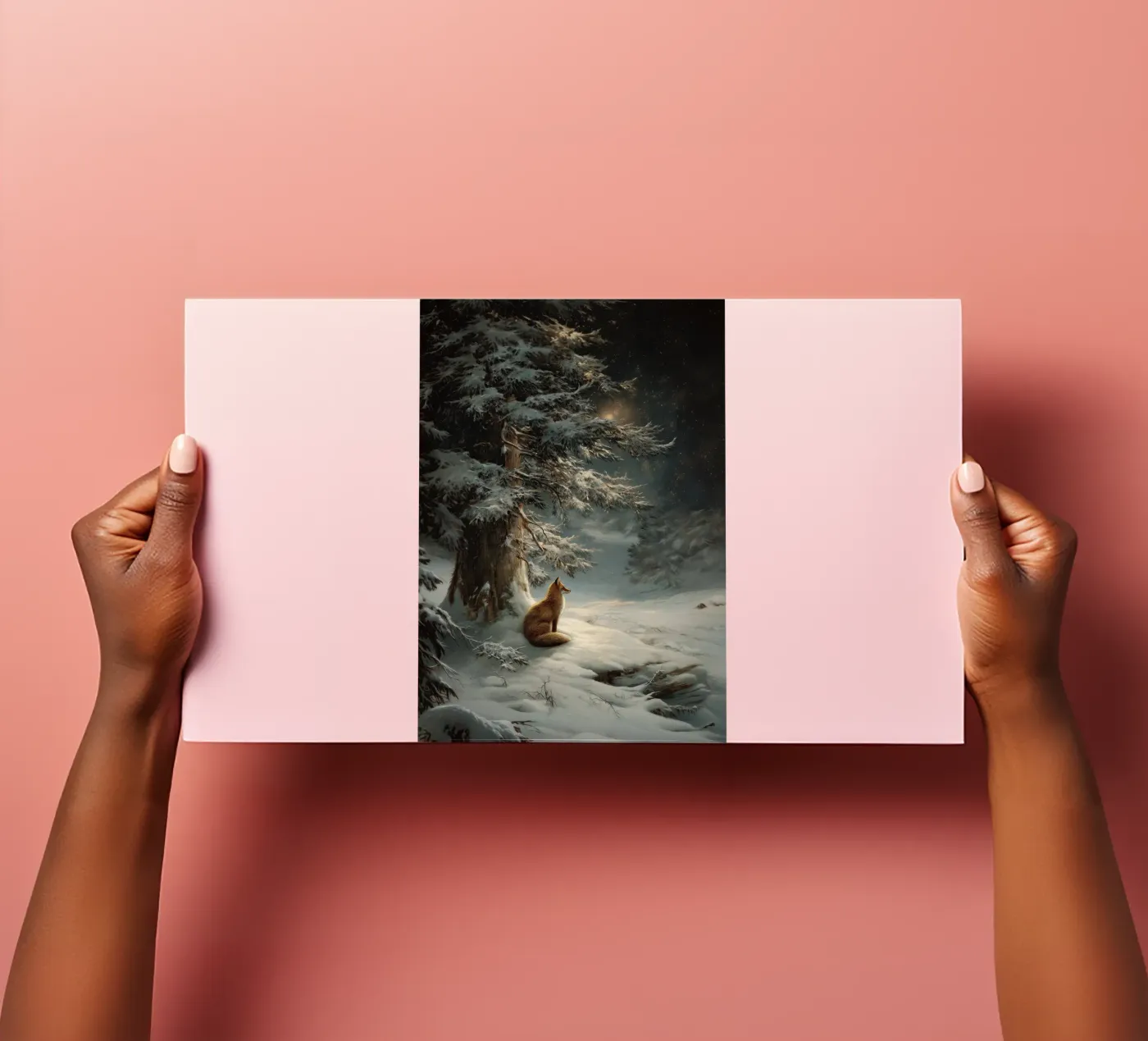 Winterfuchs Stickerbogen von Luna & Noctua