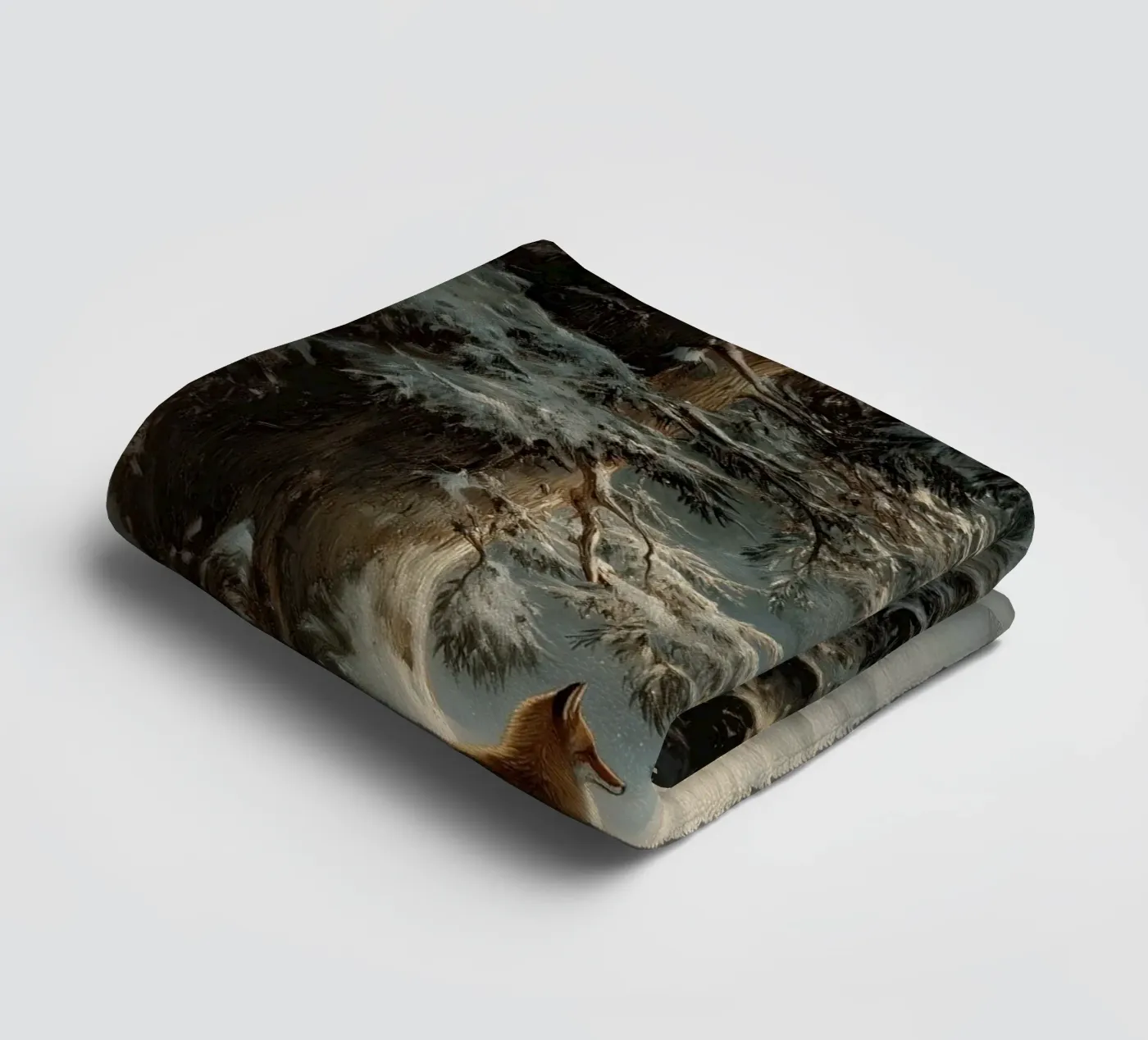 Winterfuchs badhanddoek van Luna & Noctua