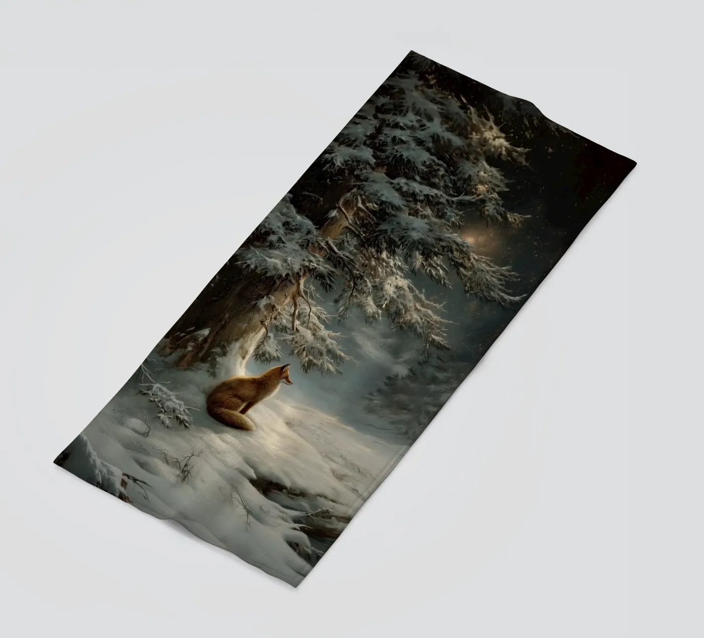 Winterfuchs strandhanddoek van Luna & Noctua