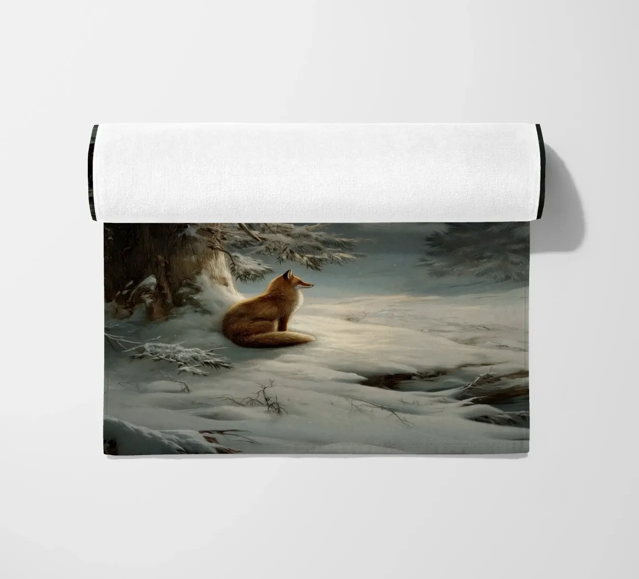 Winterfuchs Strandtuch von Luna & Noctua