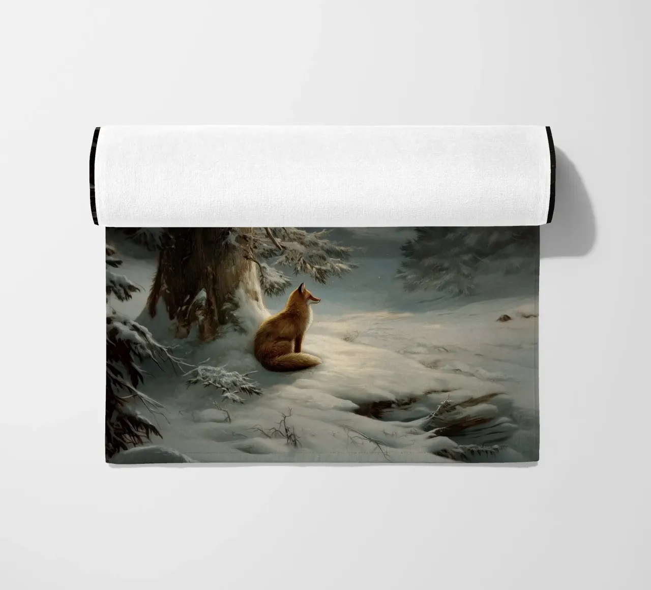 Winterfuchs Strandtuch von Luna & Noctua