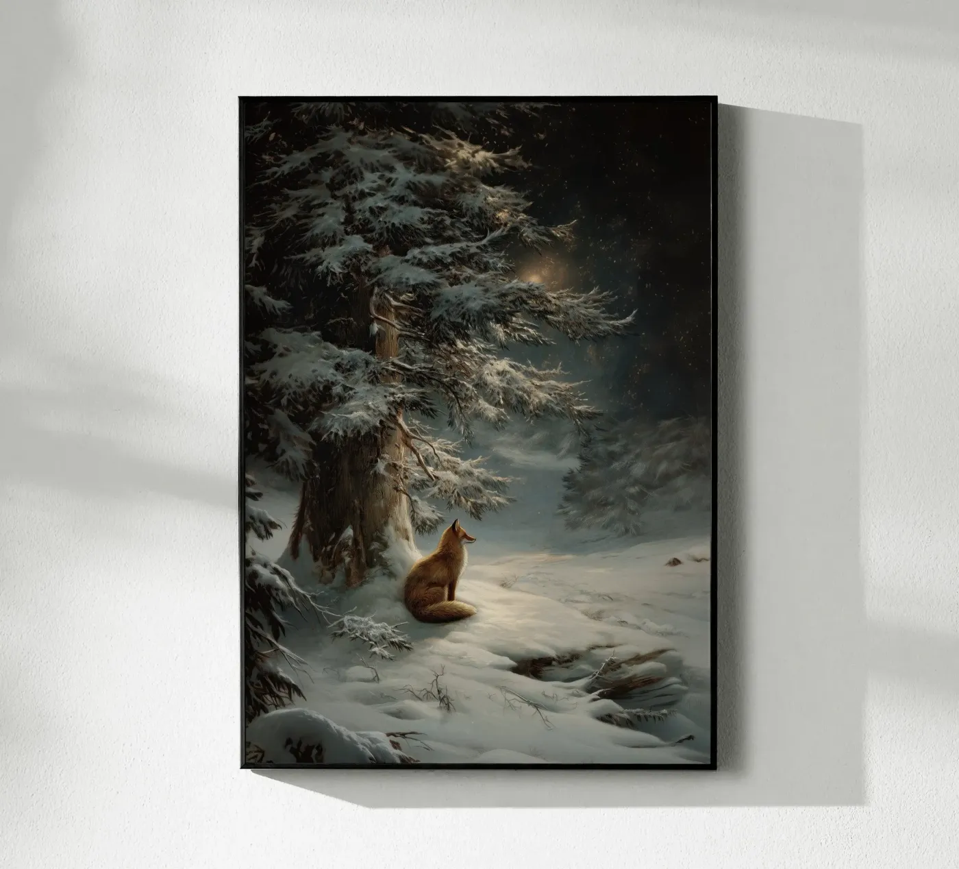 Winterfuchs Acryl-Glas von Luna & Noctua