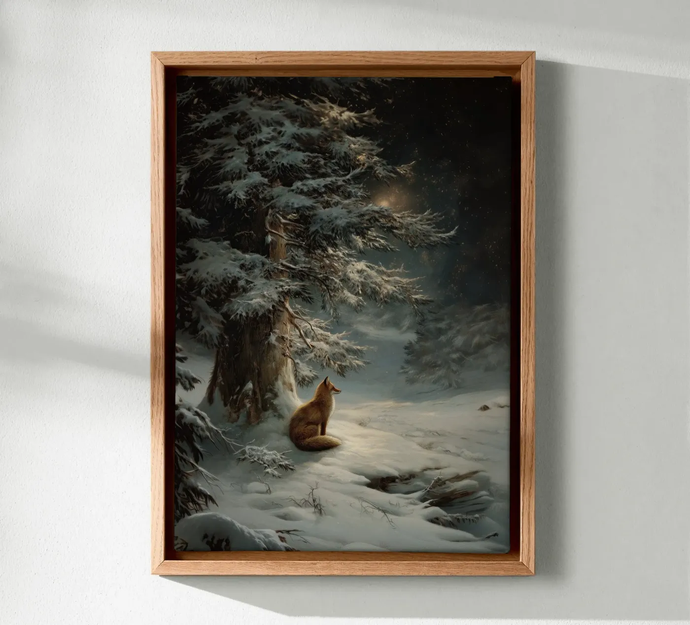 Winterfuchs canvas by Luna & Noctua