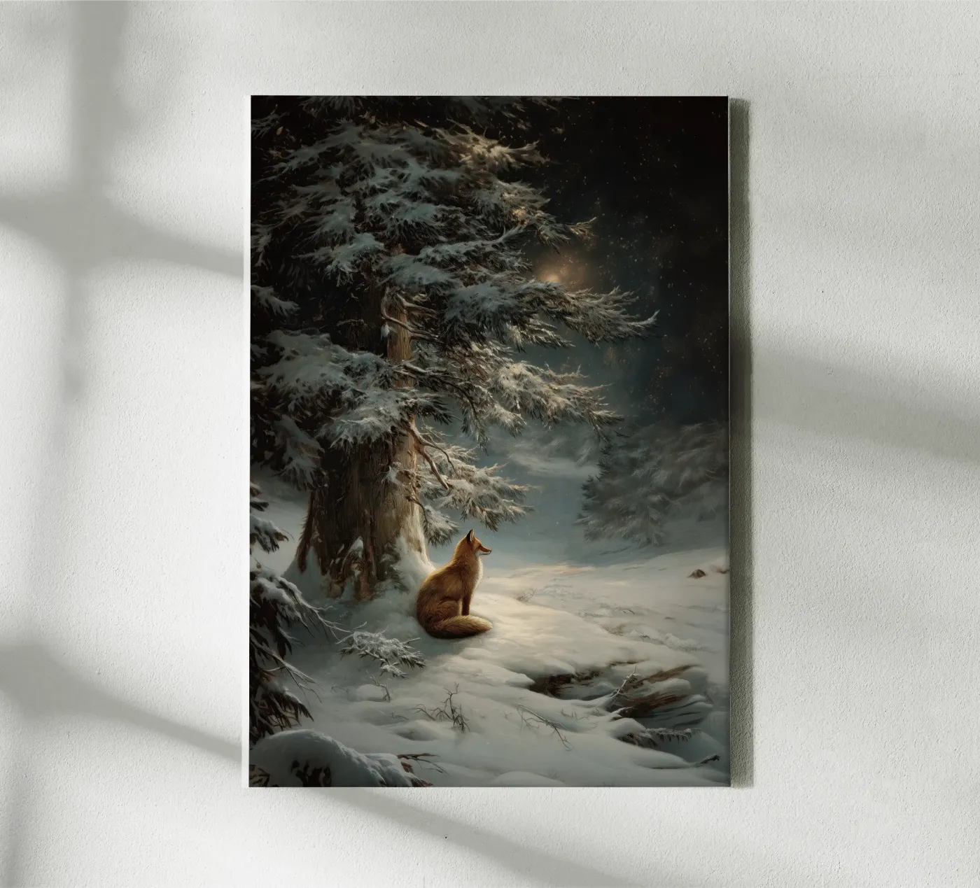 Winterfuchs canvas van Luna & Noctua