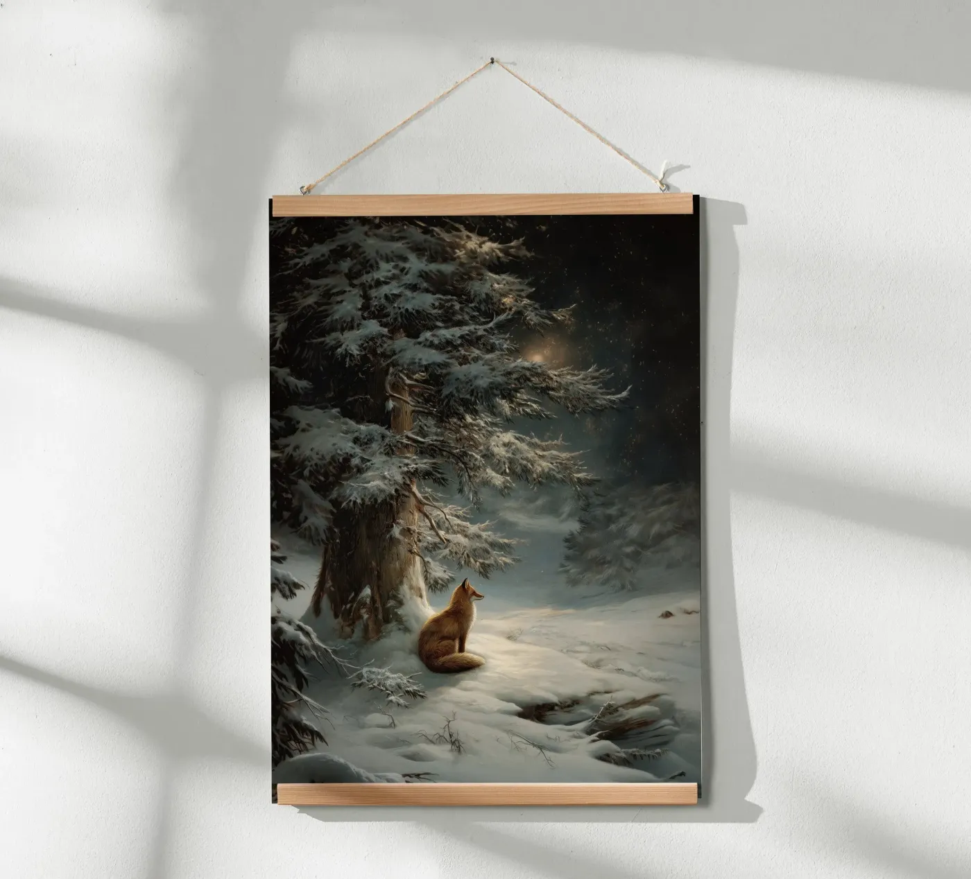 Winterfuchs poster van Luna & Noctua