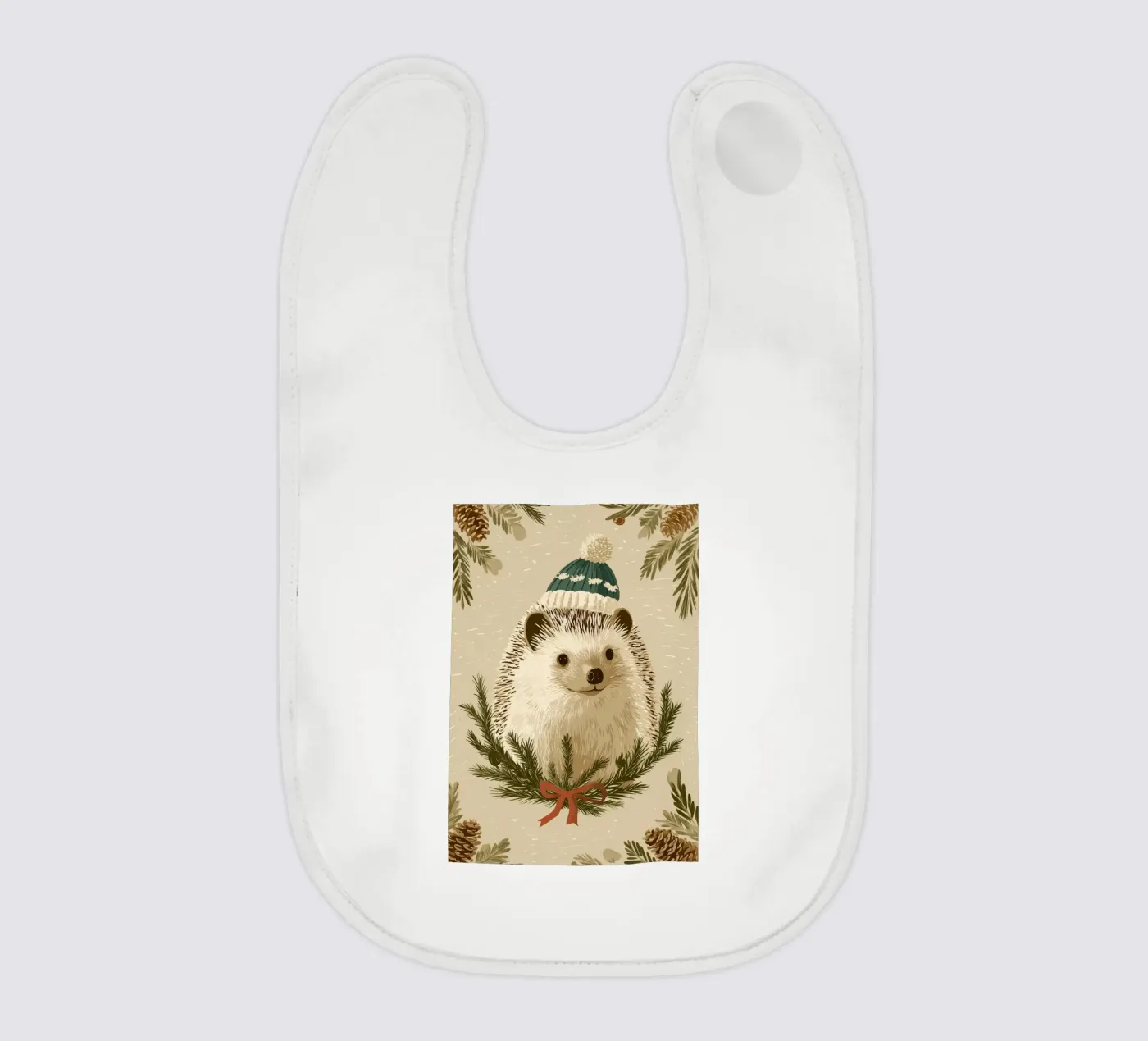 Winterigel baby bib by Luna & Noctua