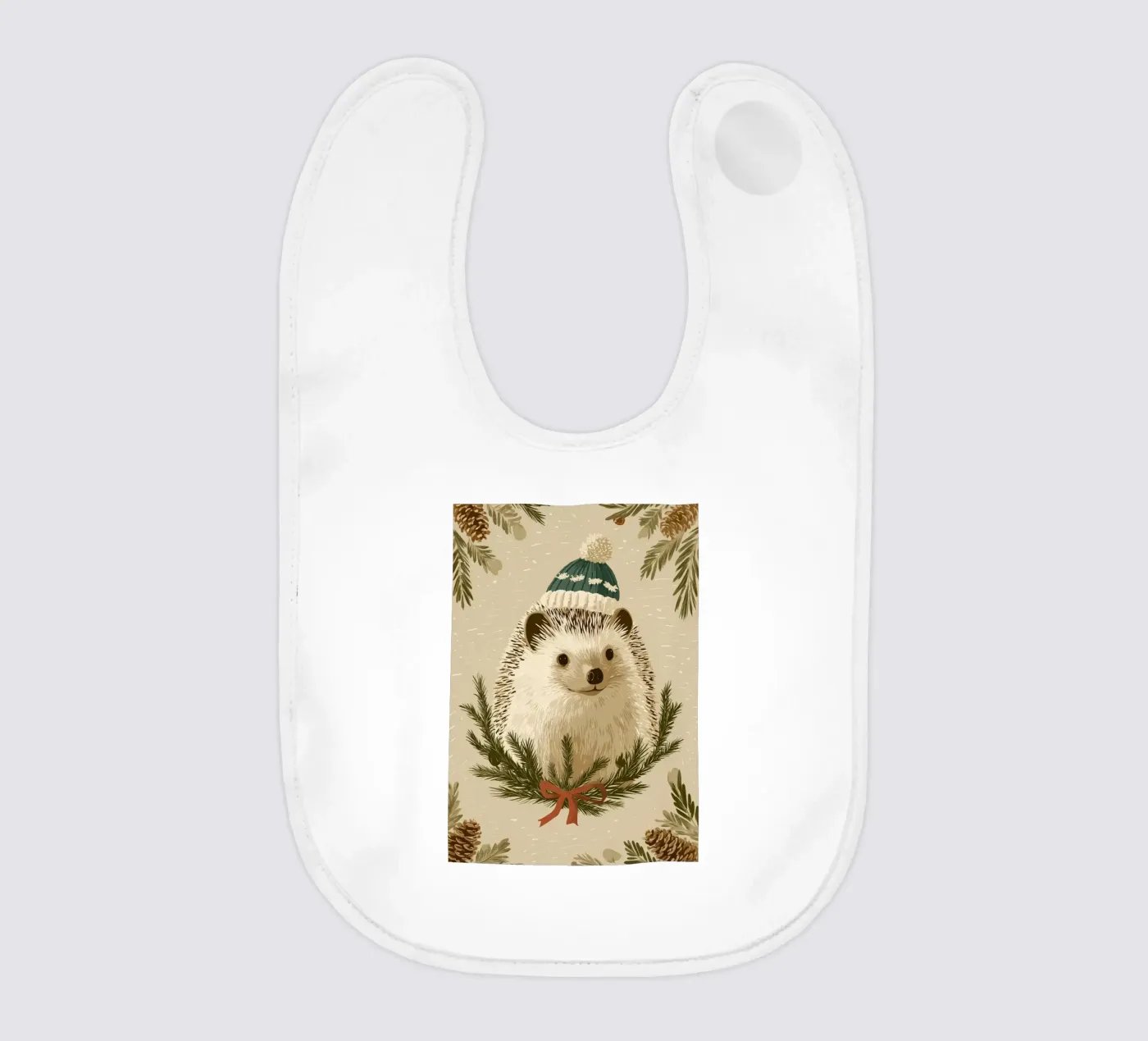 Winterigel baby bib by Luna & Noctua