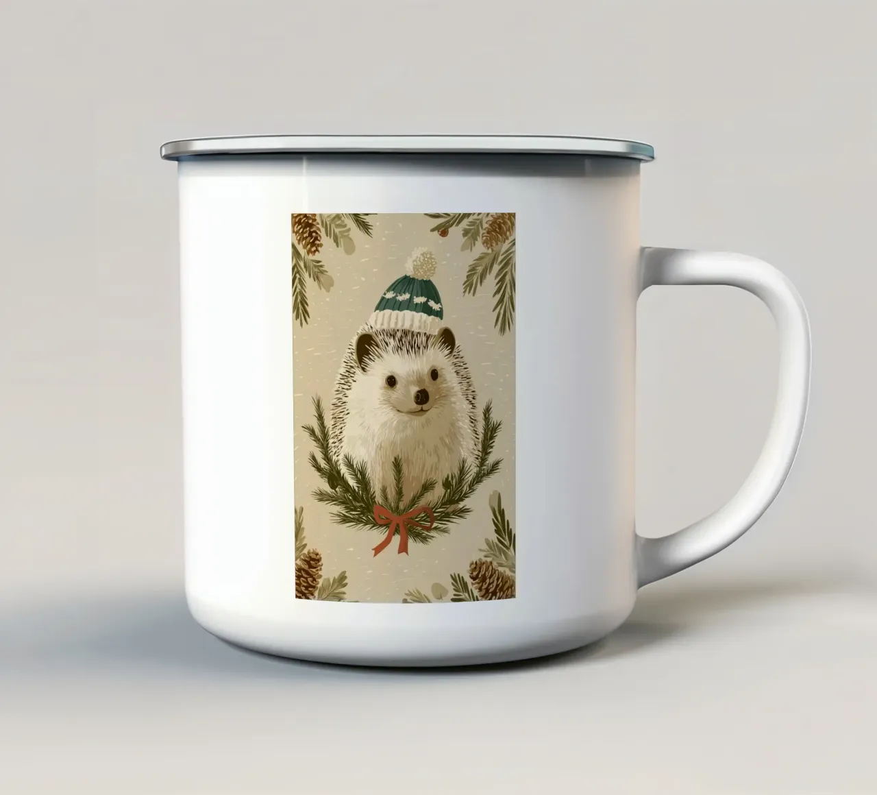 Winterigel tazza in smalto da Luna & Noctua