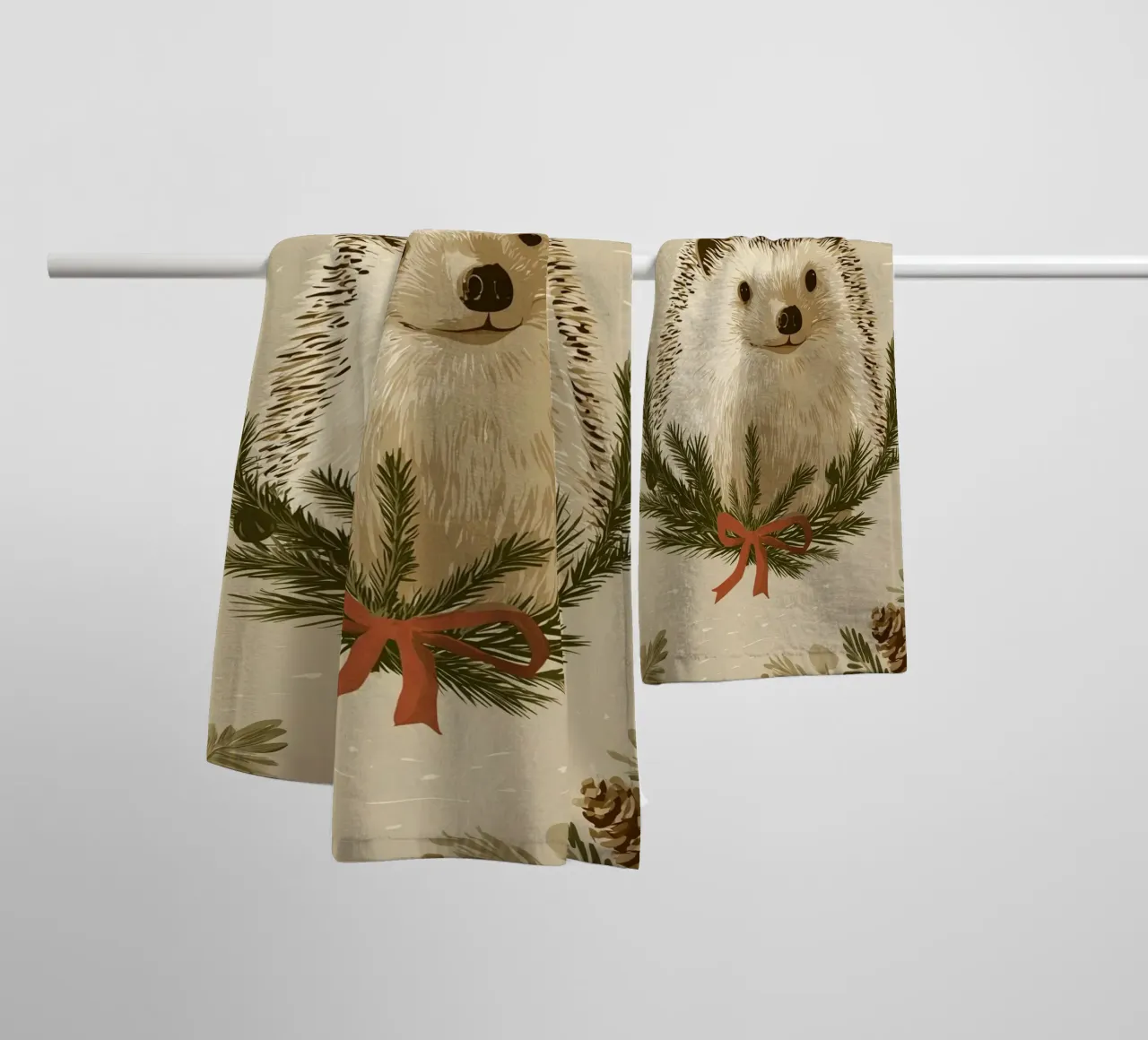 Winterigel towel by Luna & Noctua