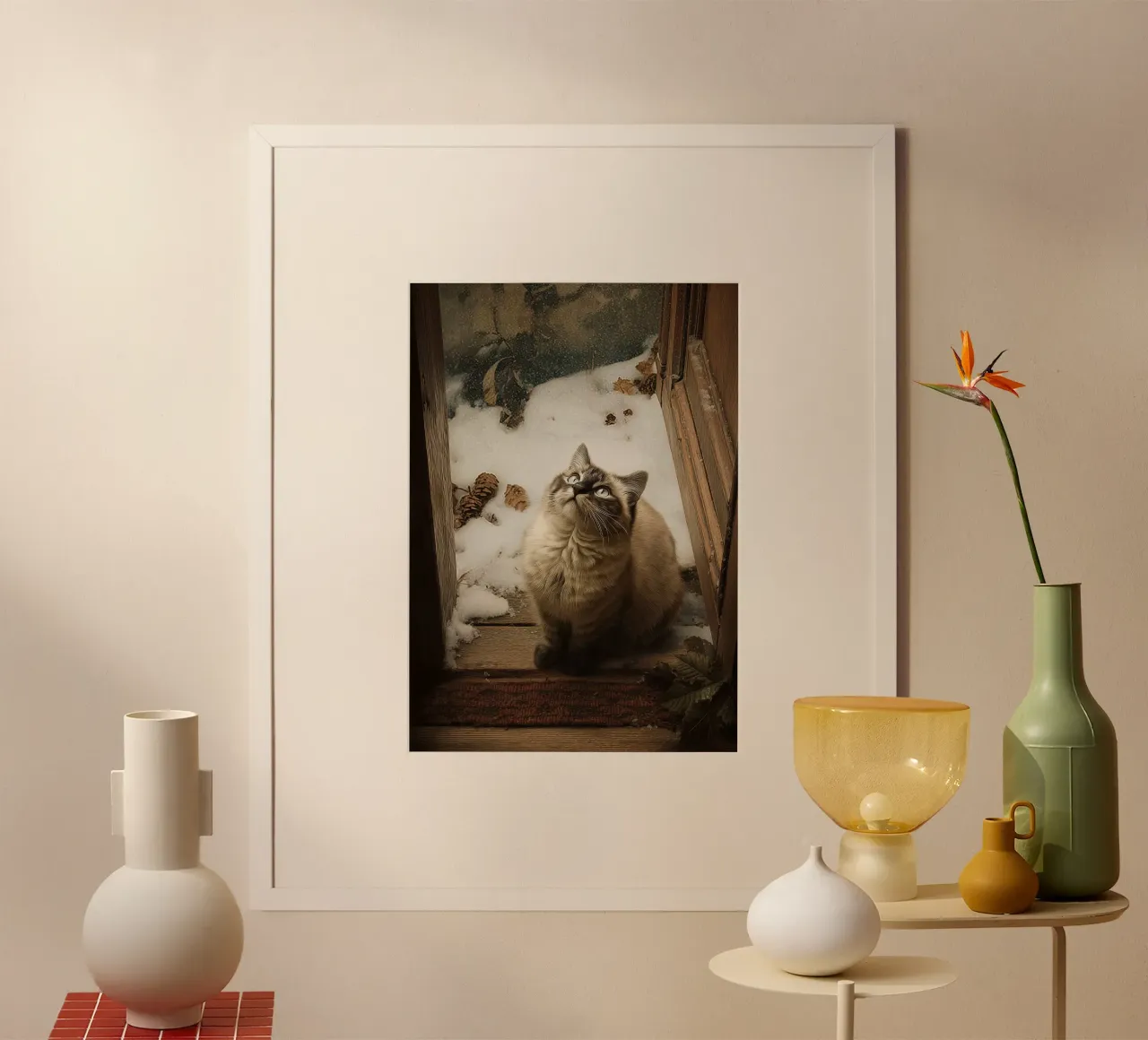 Winterkatze poster da Luna & Noctua