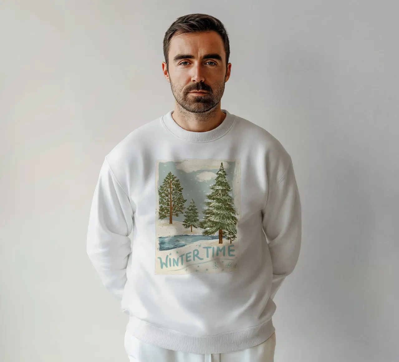 Wintertime sweatshirt by Luna & Noctua