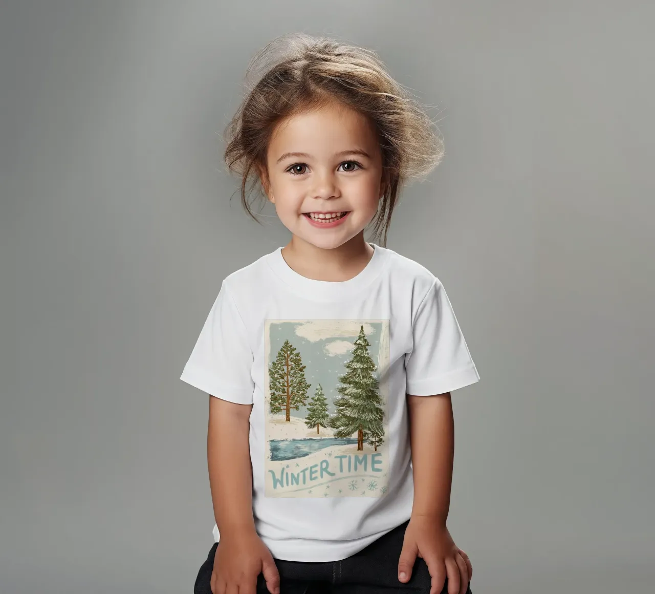 Wintertime t-shirt bambini da Luna & Noctua