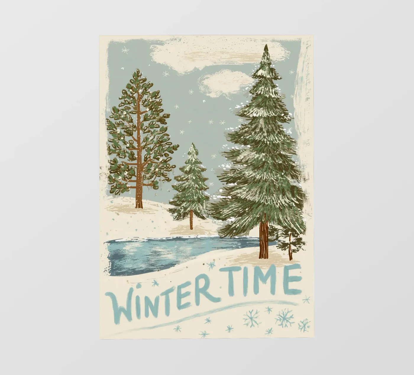 Wintertime Fototapete von Luna & Noctua