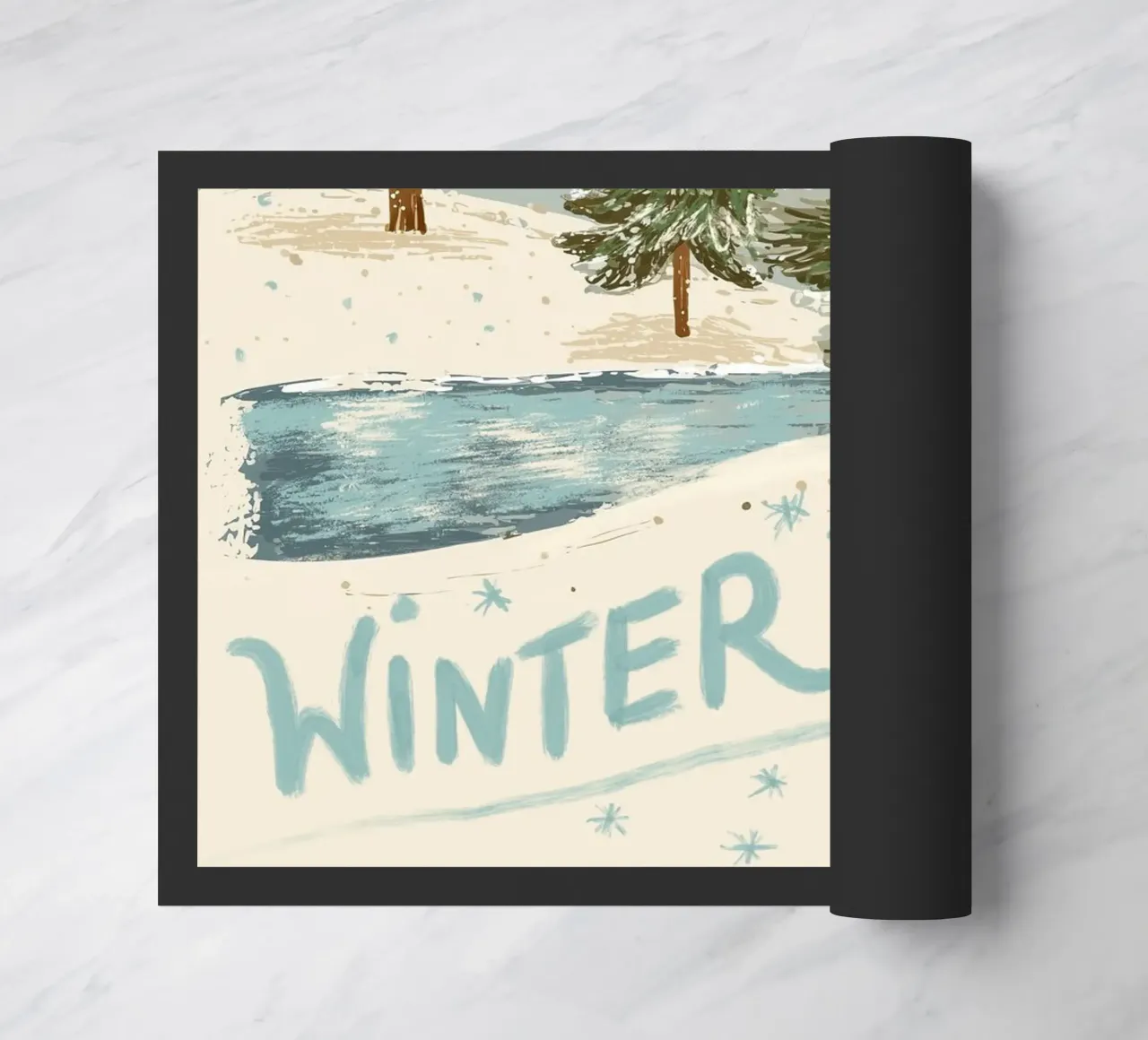 Wintertime Fußmatte von Luna & Noctua