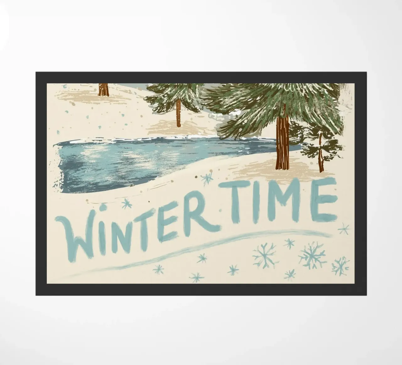 Wintertime Fußmatte von Luna & Noctua