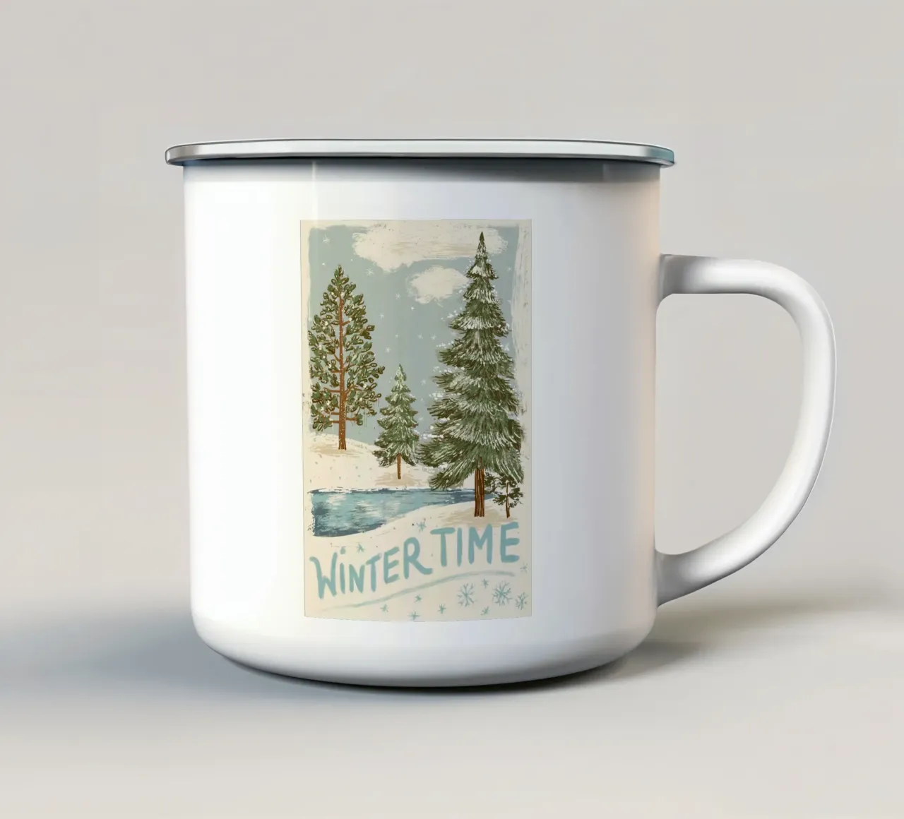 Wintertime tazza in smalto da Luna & Noctua