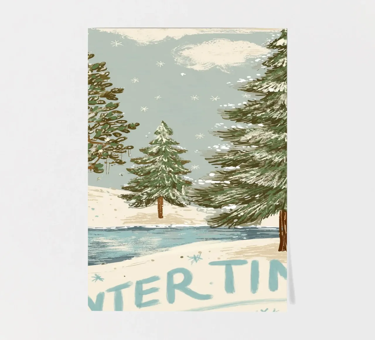 Wintertime sticker sheet by Luna & Noctua