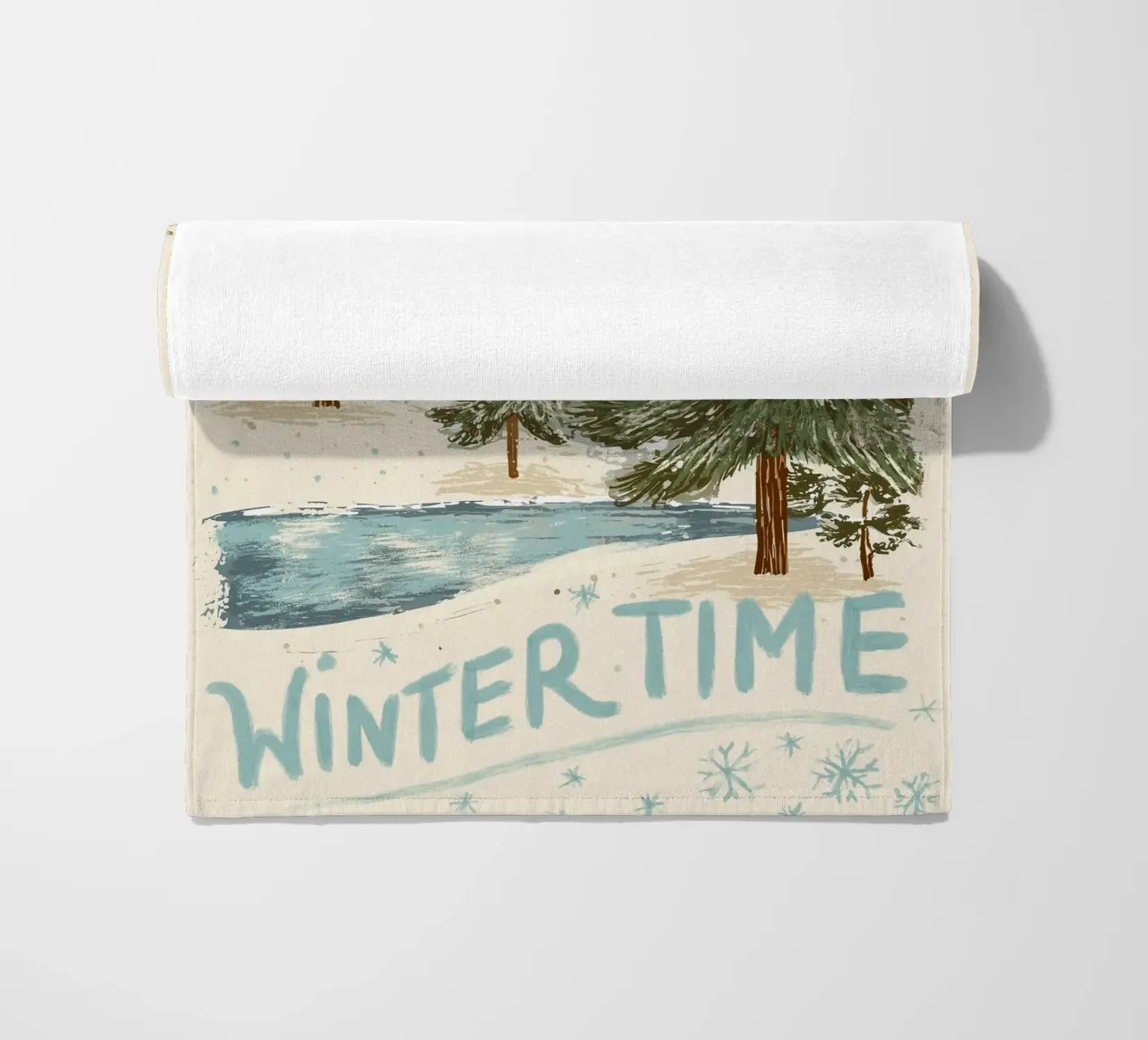 Wintertime strandhanddoek van Luna & Noctua