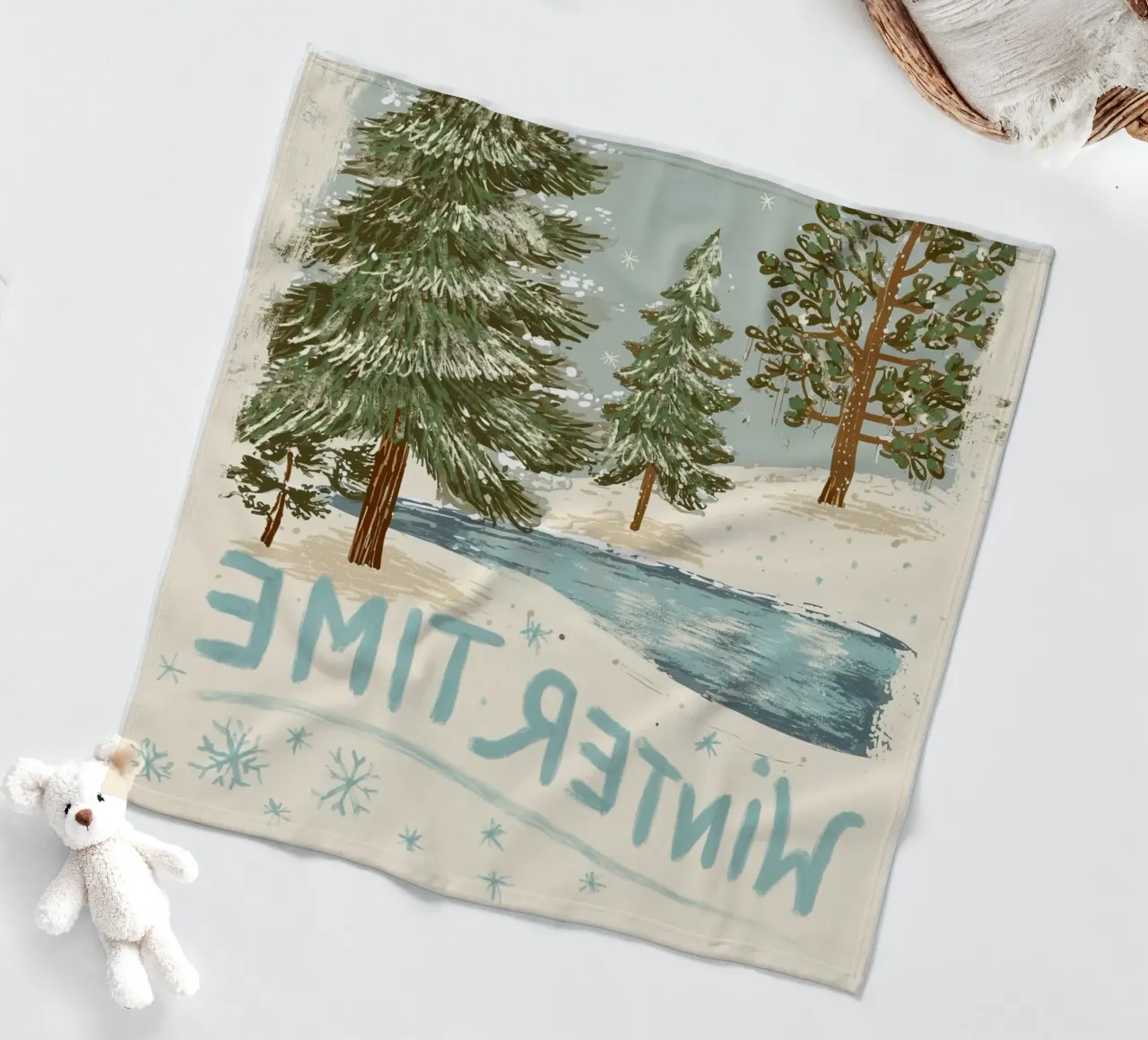 Wintertime fleecedeken van Luna & Noctua