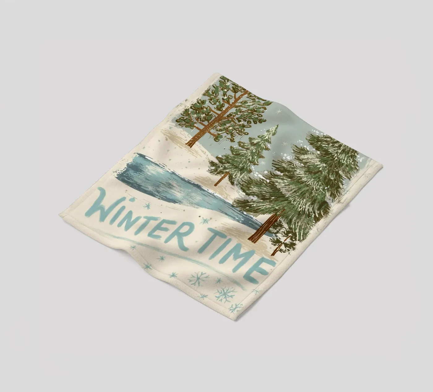 Wintertime Fleecedecke von Luna & Noctua