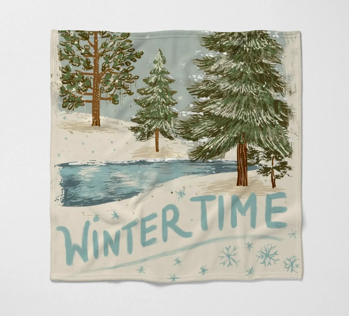 Wintertime Fleecedecke von Luna & Noctua