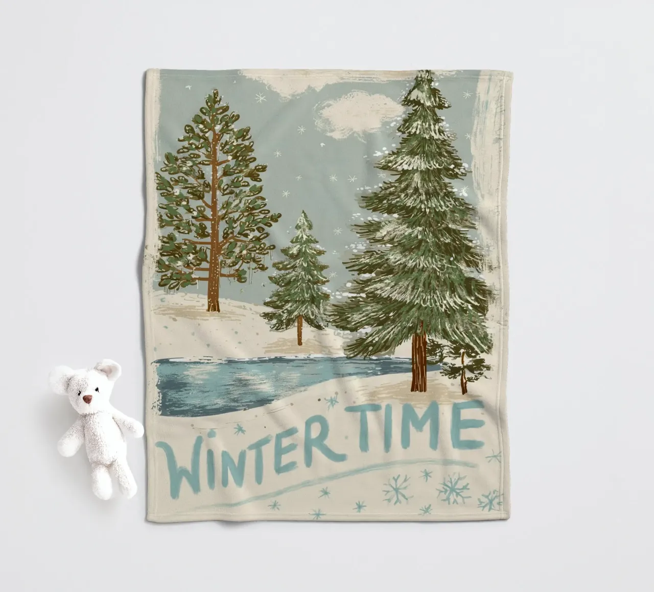 Wintertime coperta in pile da Luna & Noctua