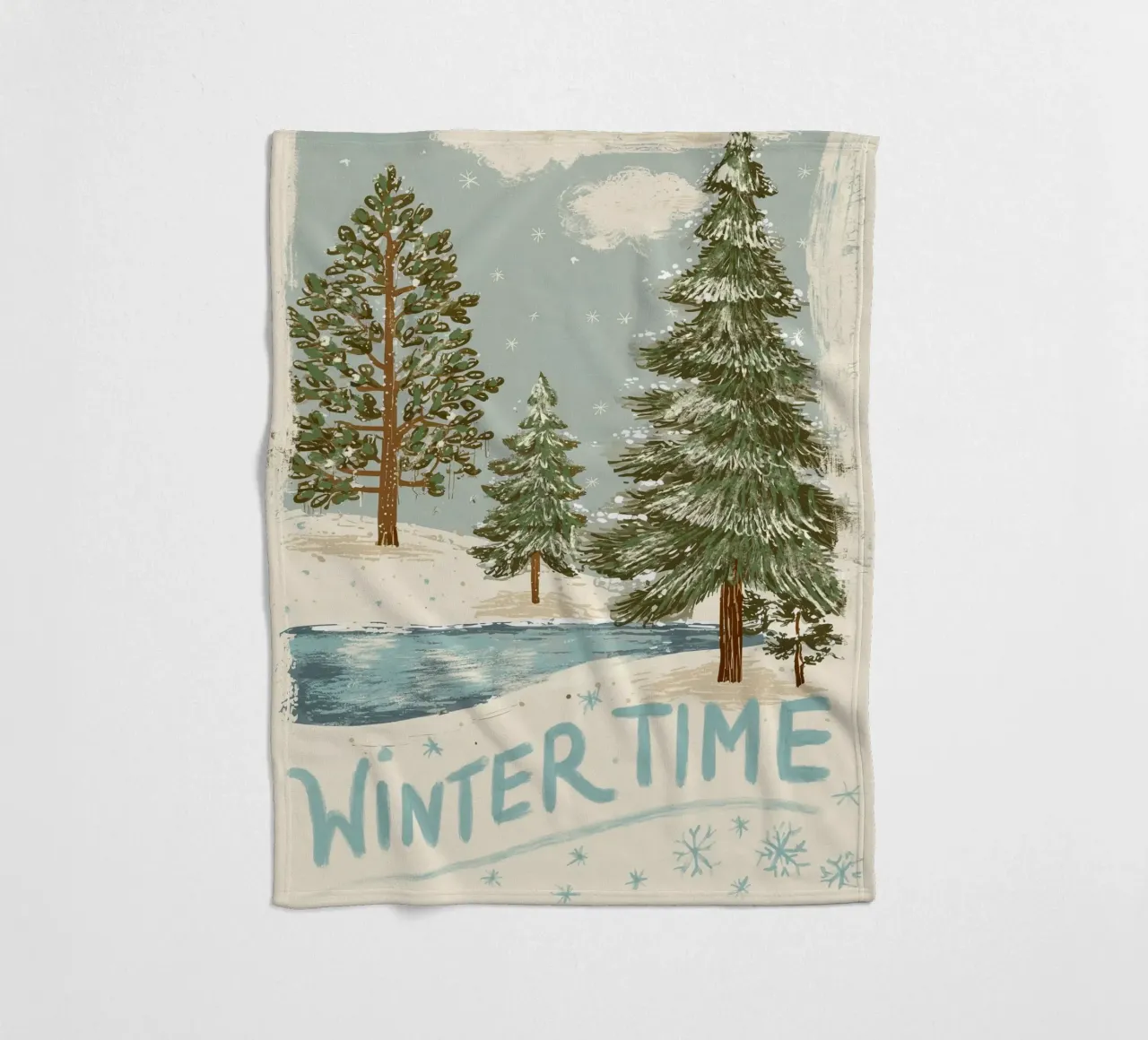 Wintertime fleecedeken van Luna & Noctua