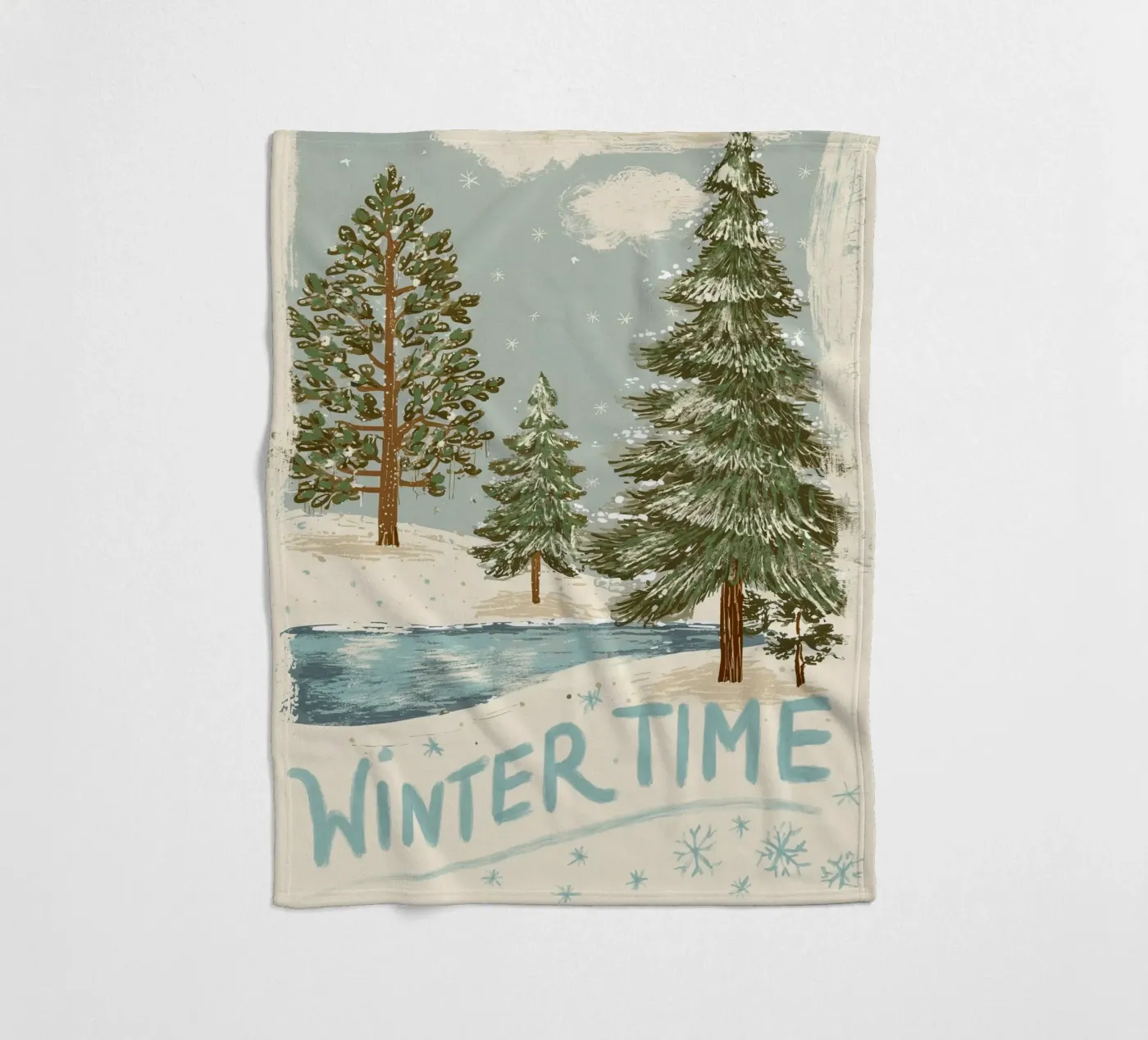 Wintertime Fleecedecke von Luna & Noctua