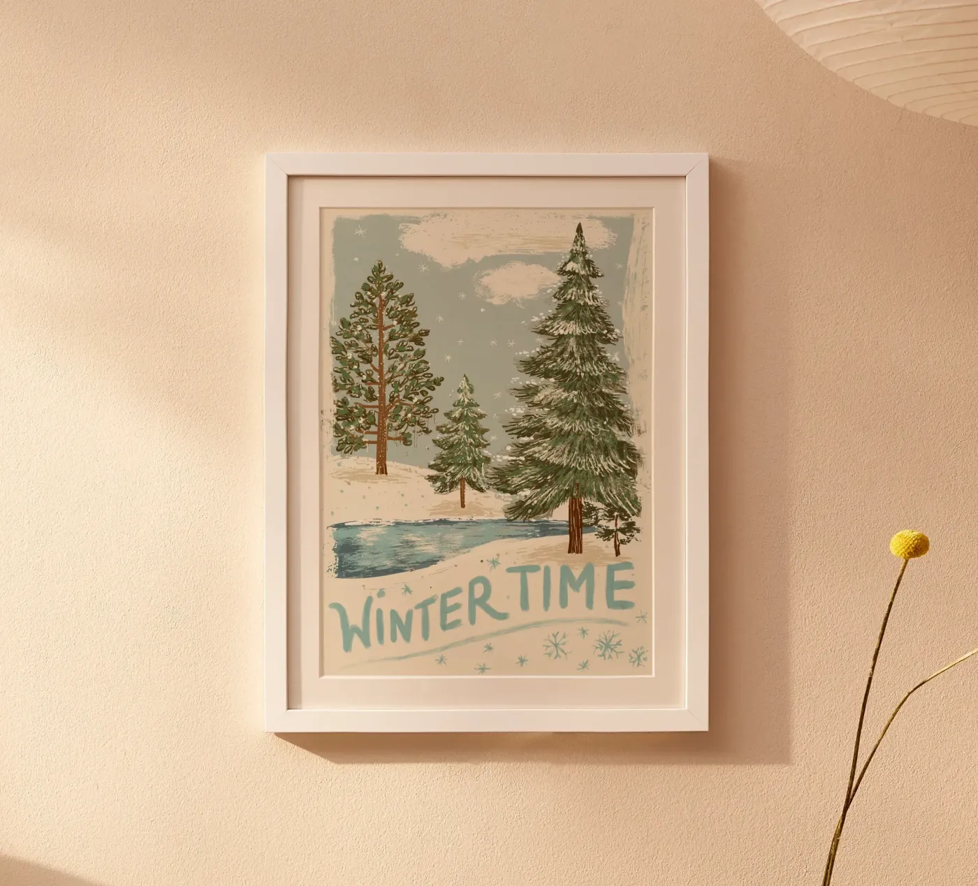 Wintertime poster van Luna & Noctua