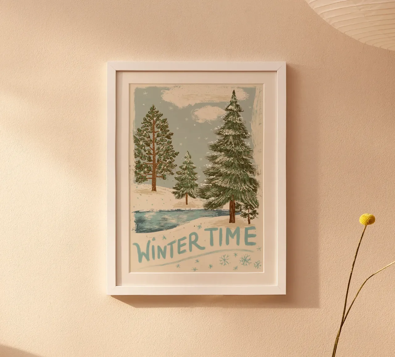 Wintertime Poster von Luna & Noctua