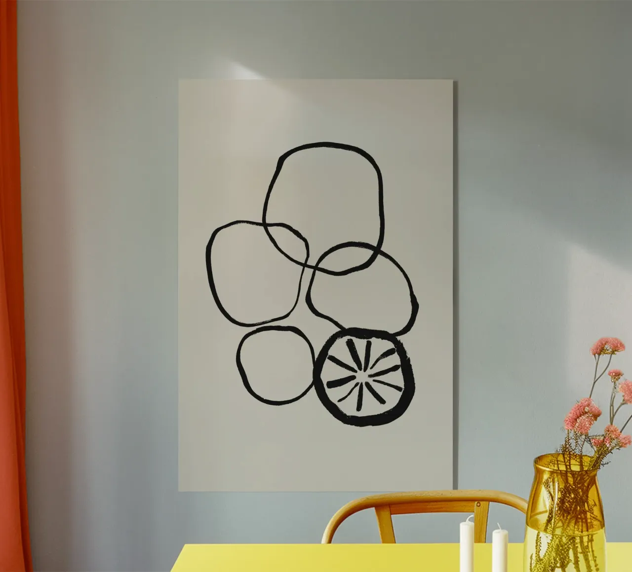 Echo Lines No 63 acryl van treechild