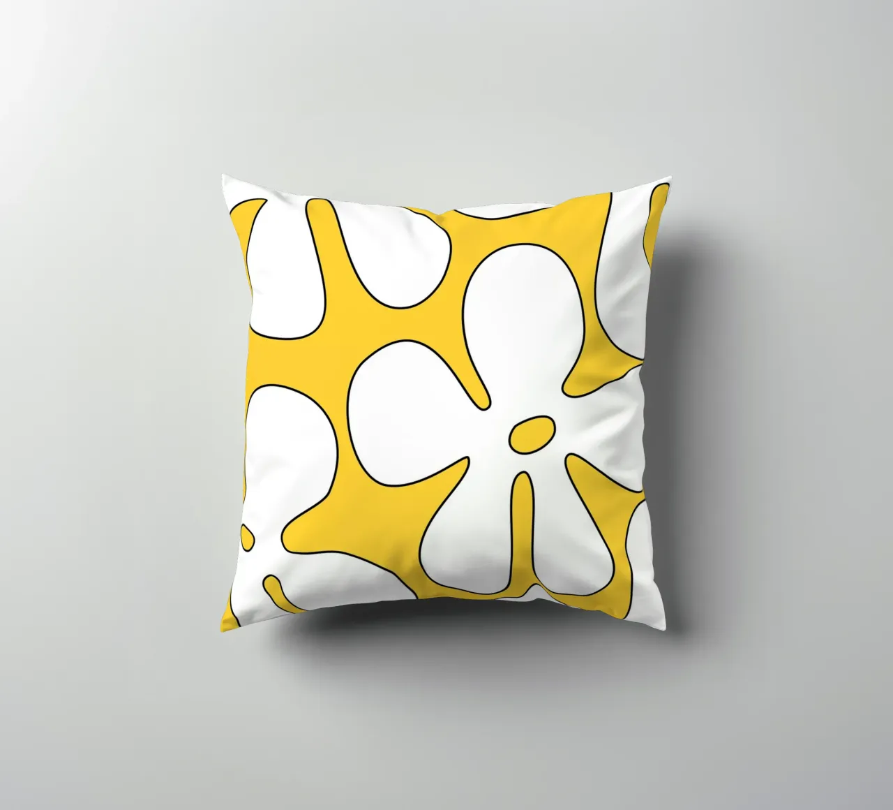 flowers yellow cuscino da lookingforsunrays