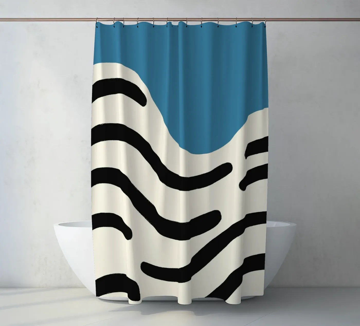 Waves Duschvorhang von treechild