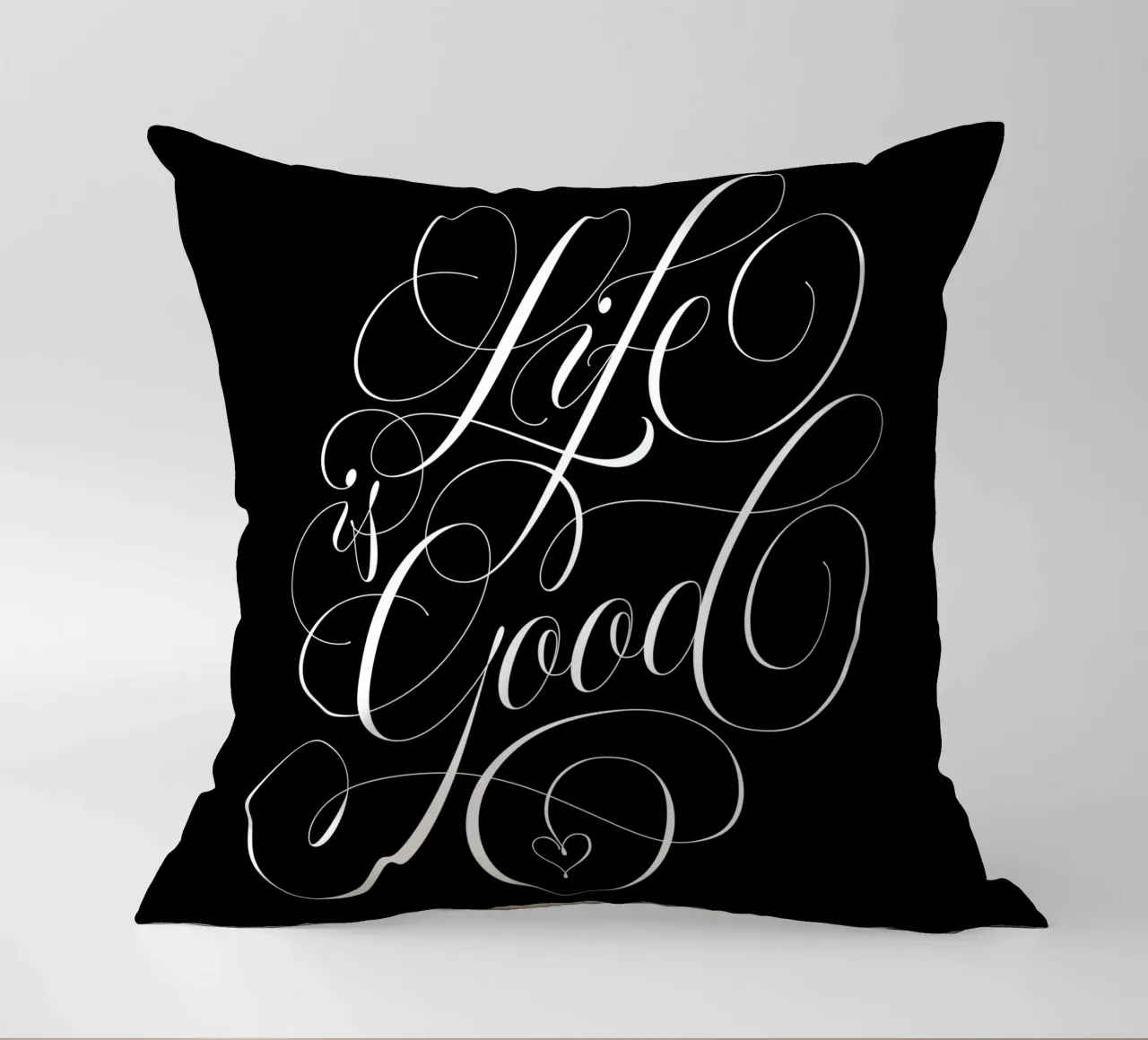 La vita è bella. Calligrafia. Aforisma. cuscino da CalliLetters