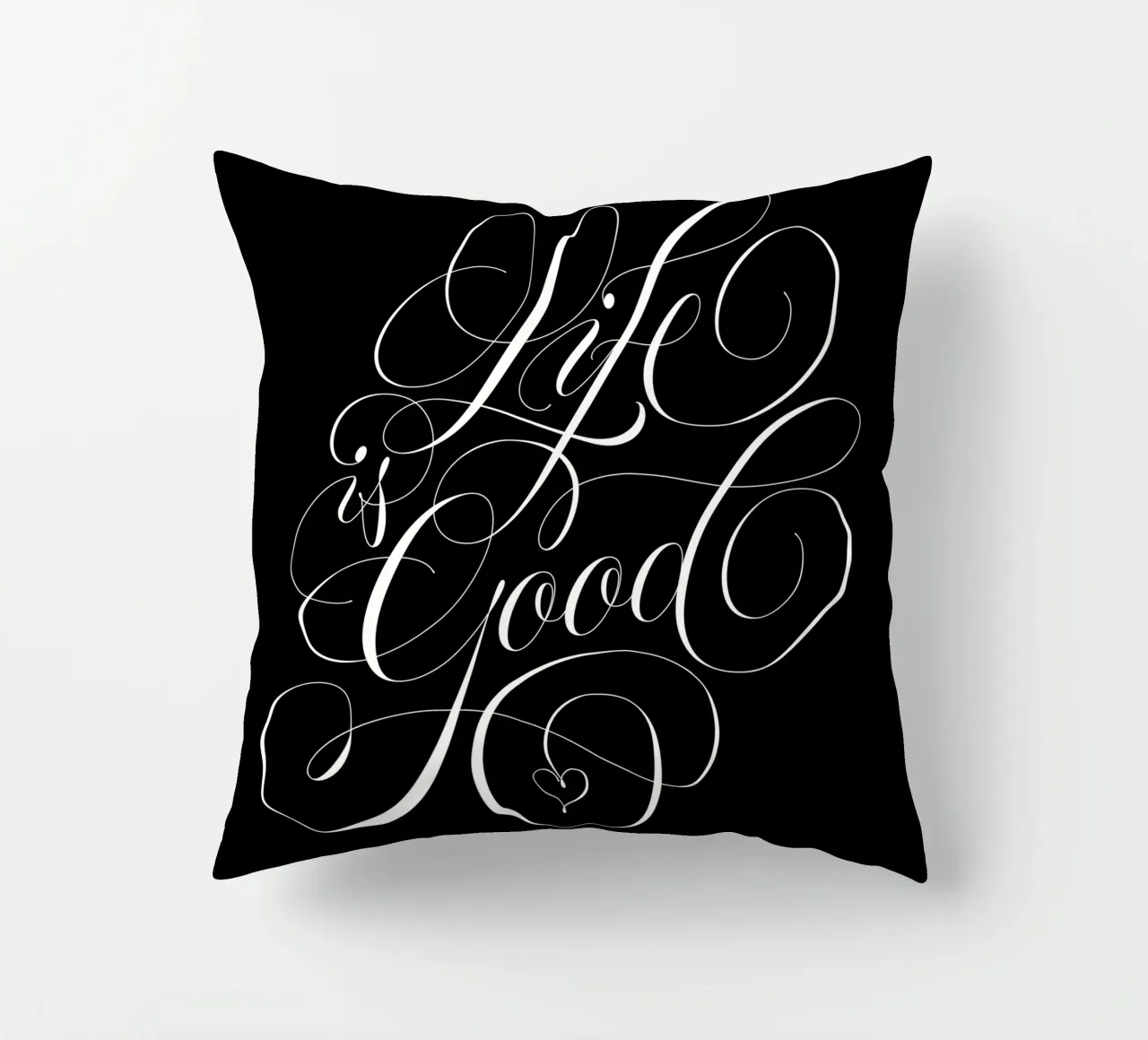 La vita è bella. Calligrafia. Aforisma. cuscino da CalliLetters