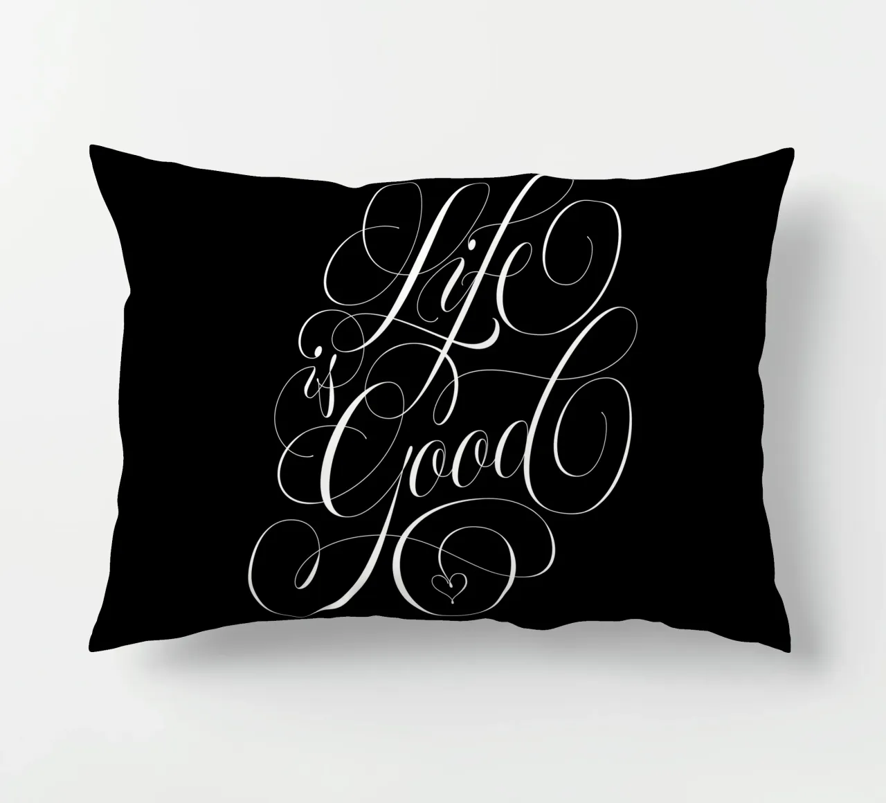 La vita è bella. Calligrafia. Aforisma. cuscino da CalliLetters