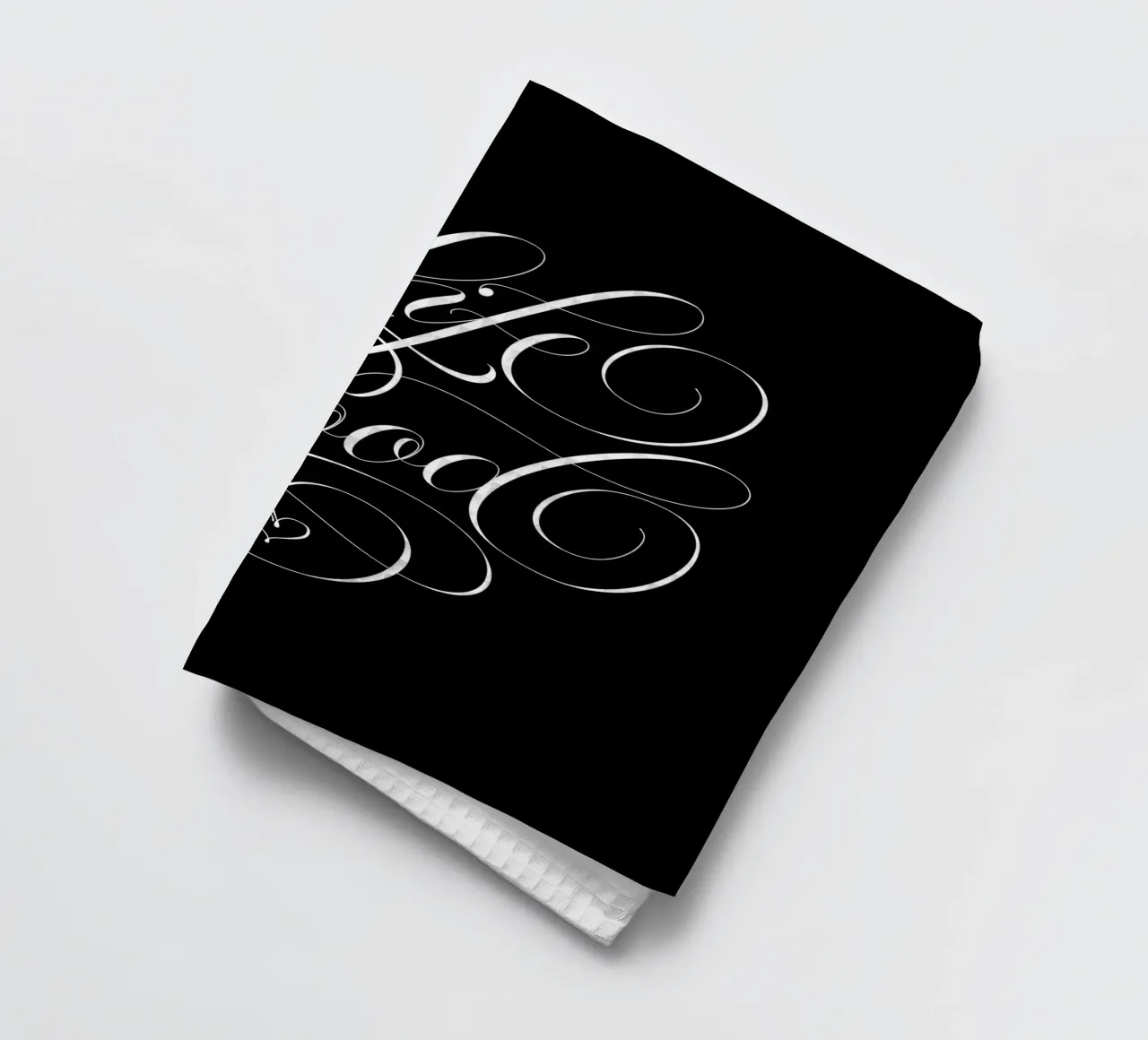 La vita è bella. Calligrafia. Aforisma. canovaccio da cucina da CalliLetters