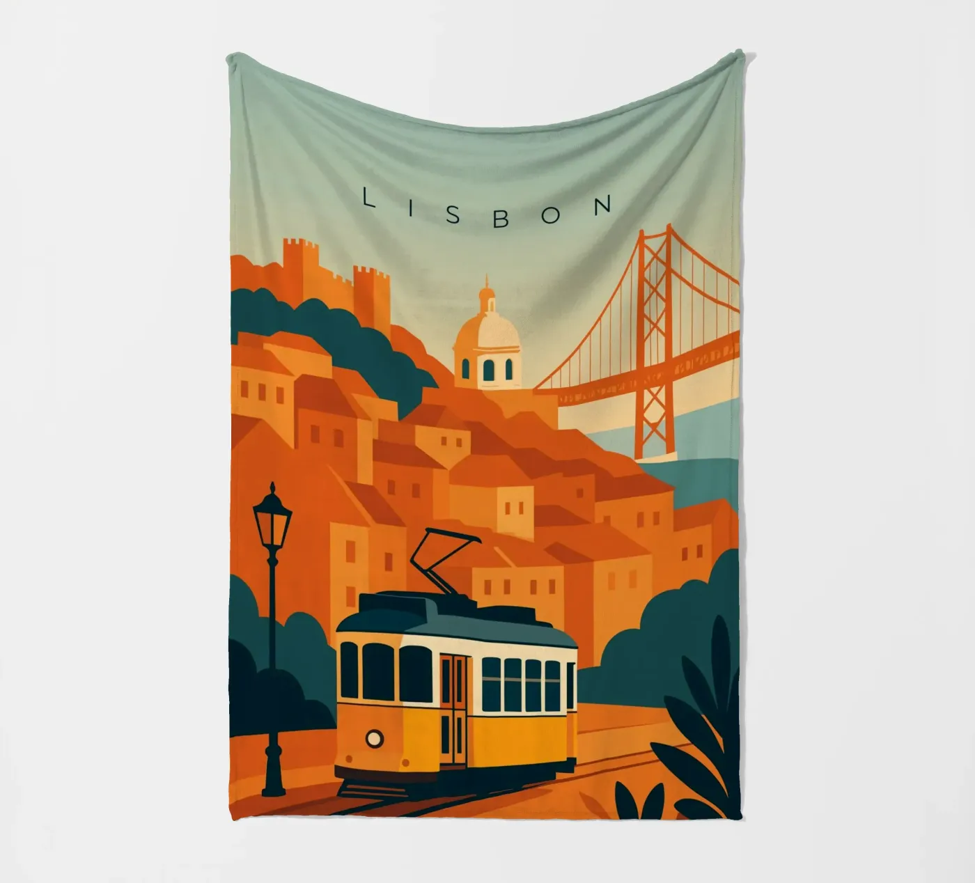 Lisbon Fleecedecke von minimalist designs