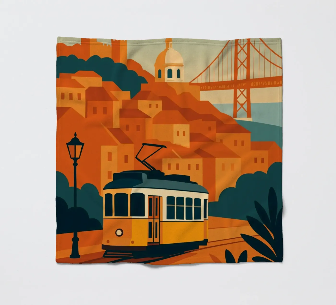 Lisbon Fleecedecke von minimalist designs