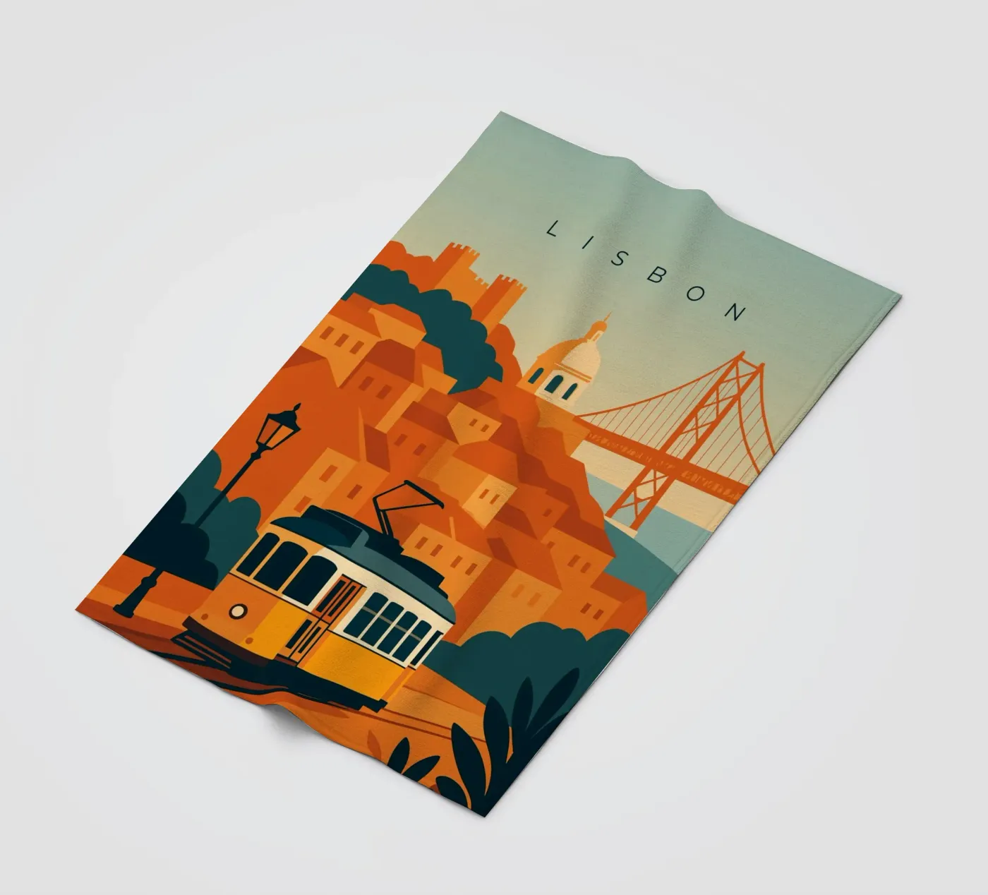 Lisbon Fleecedecke von minimalist designs