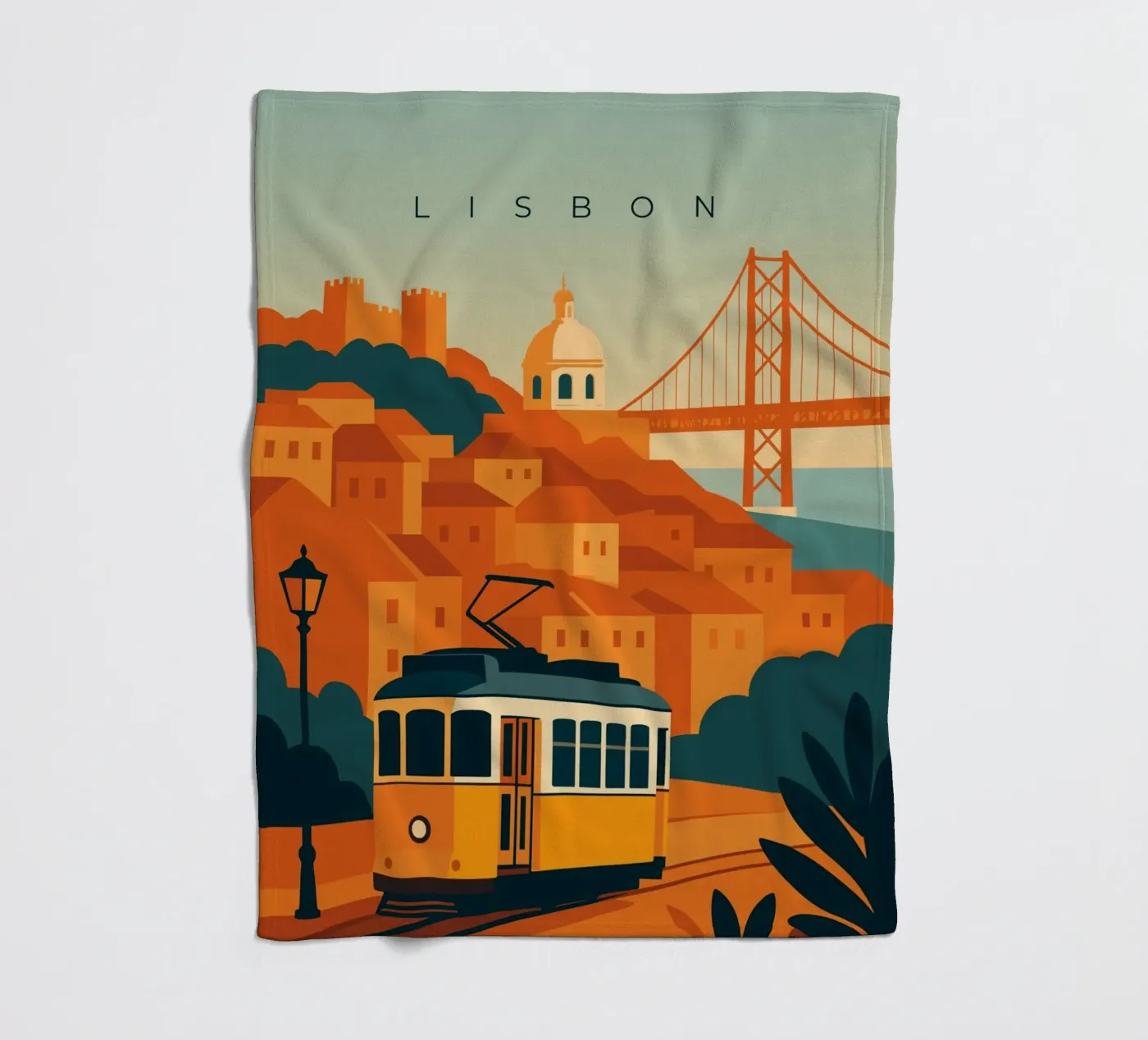 Lisbon Fleecedecke von minimalist designs