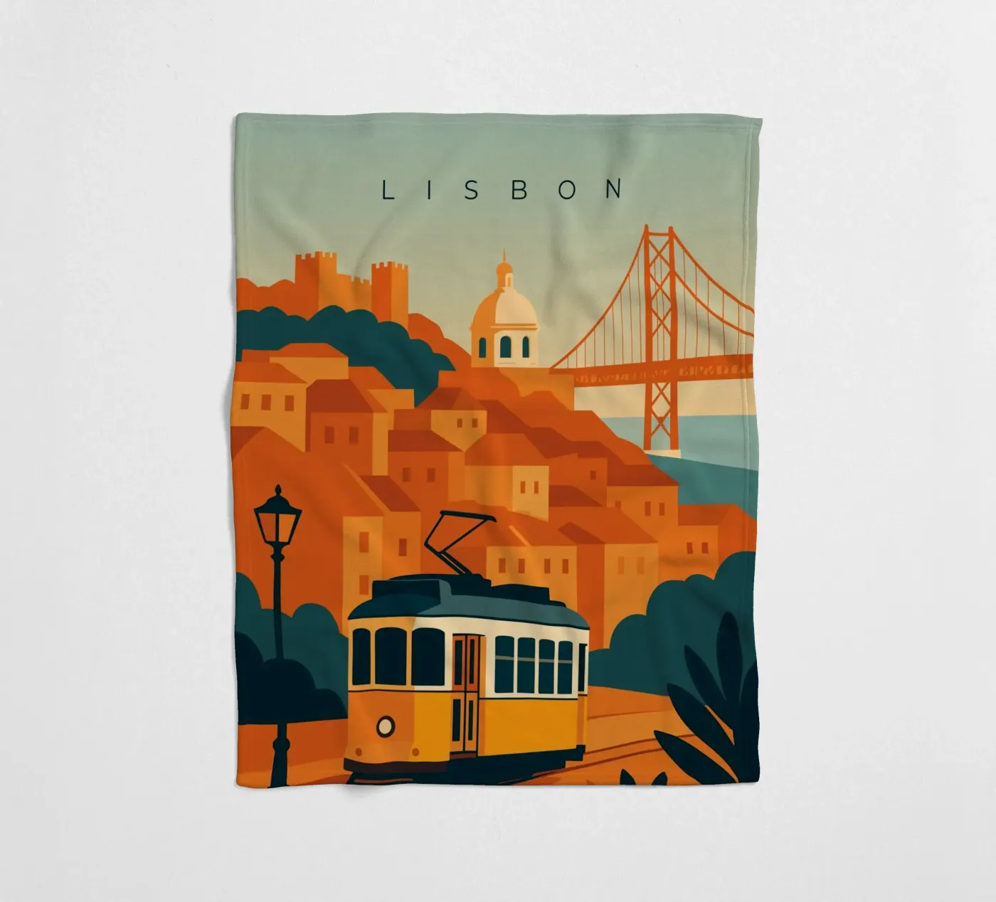 Lisbon Fleecedecke von minimalist designs