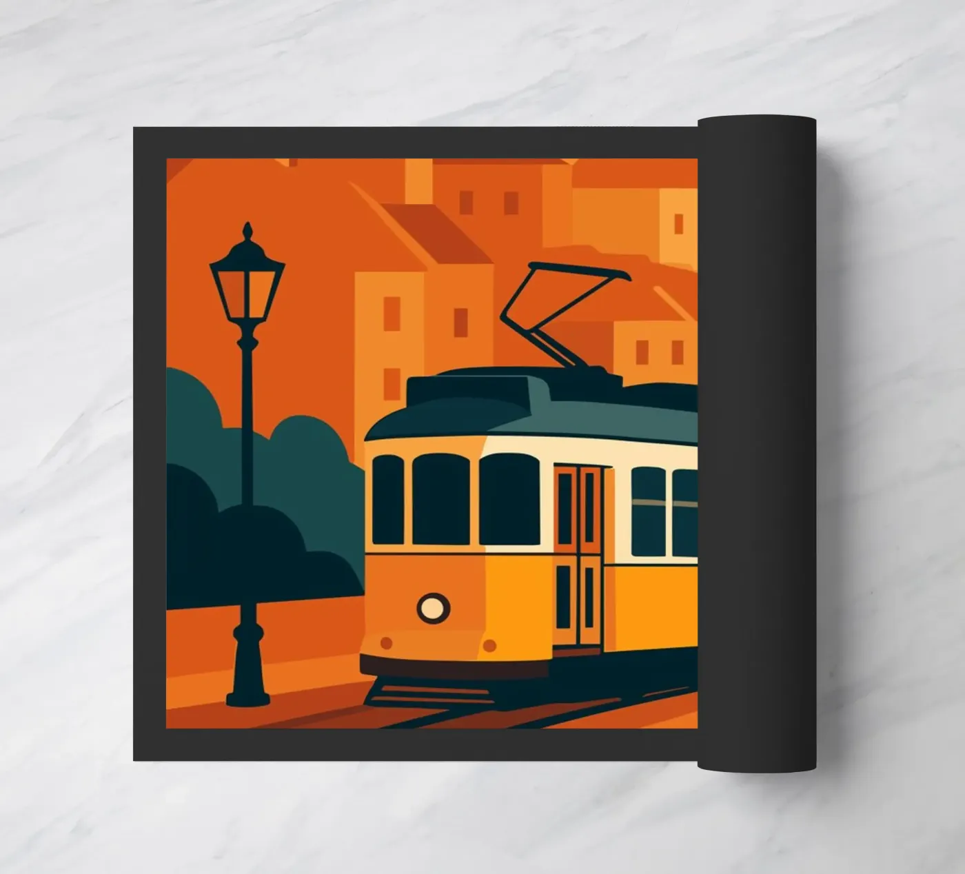 Lisbon deurmat van minimalist designs