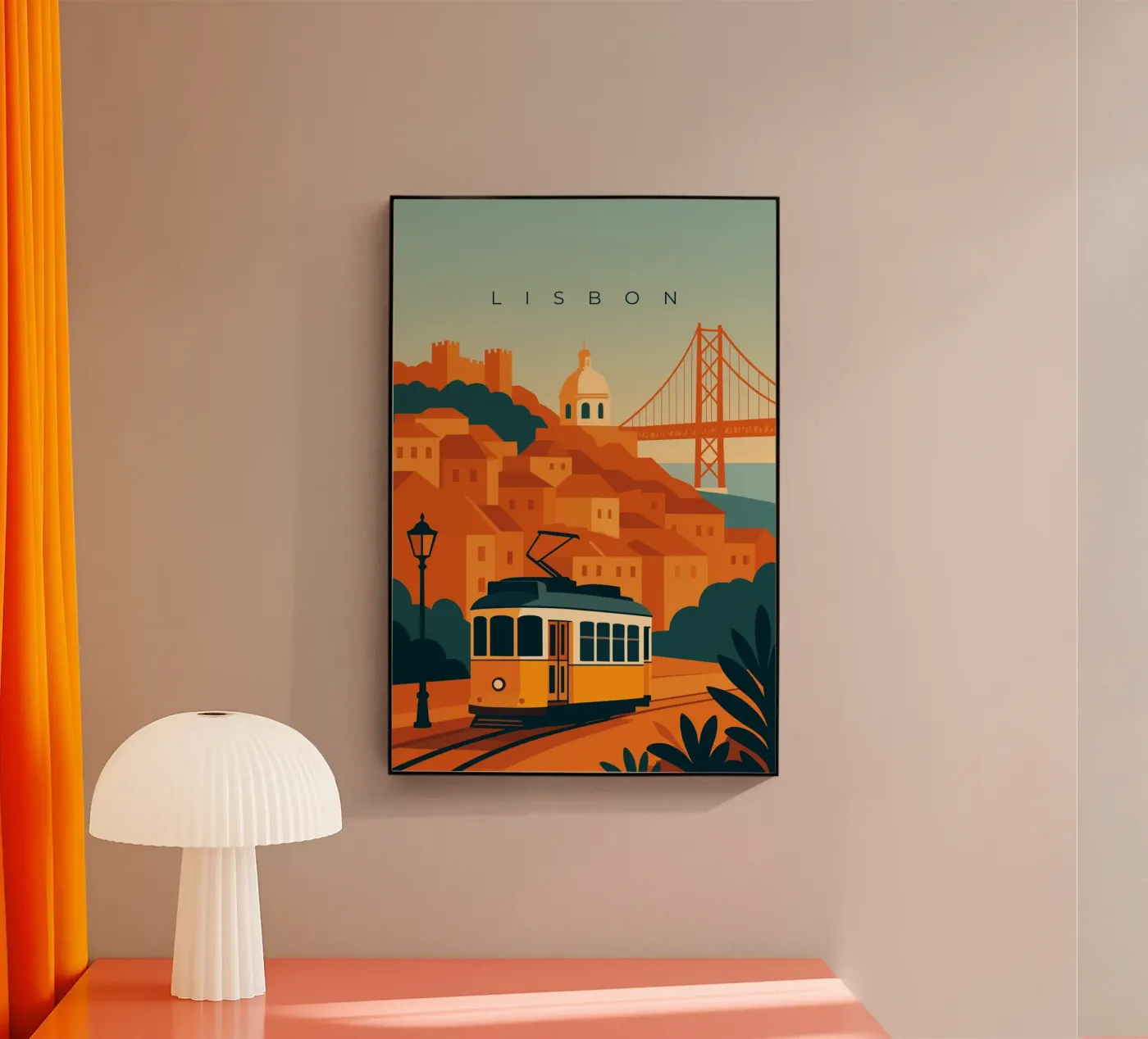 Lisbon acryl van minimalist designs