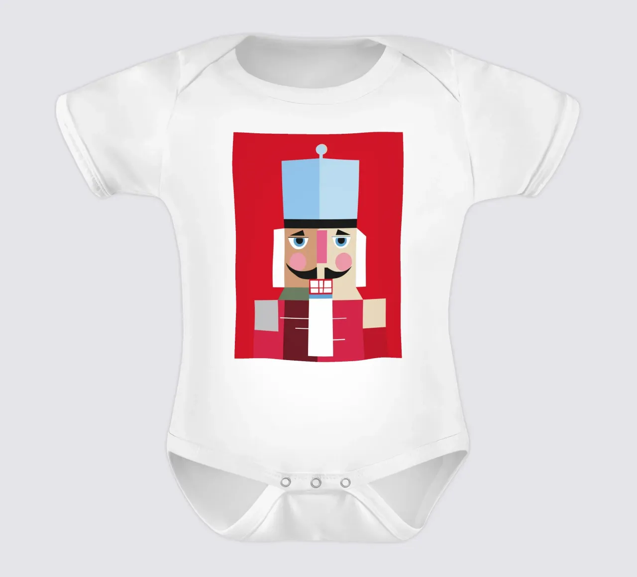 Nutcracker No. 3 - Der Gelassene body neonato maniche corte da DARIA IVANOVNA