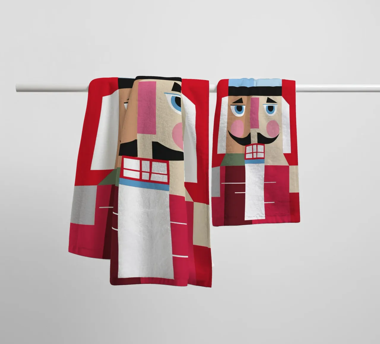 Nutcracker No. 3 - Der Gelassene asciugamano da bagno da DARIA IVANOVNA