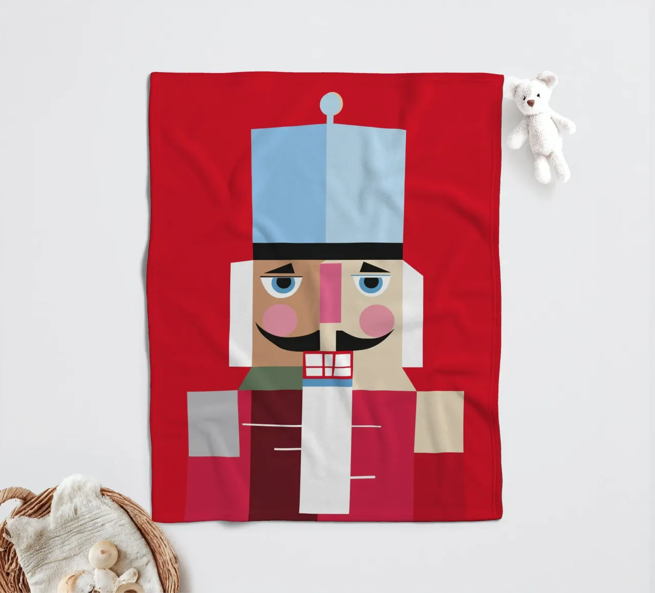 Nutcracker No. 3 - Der Gelassene coperta in pile da DARIA IVANOVNA